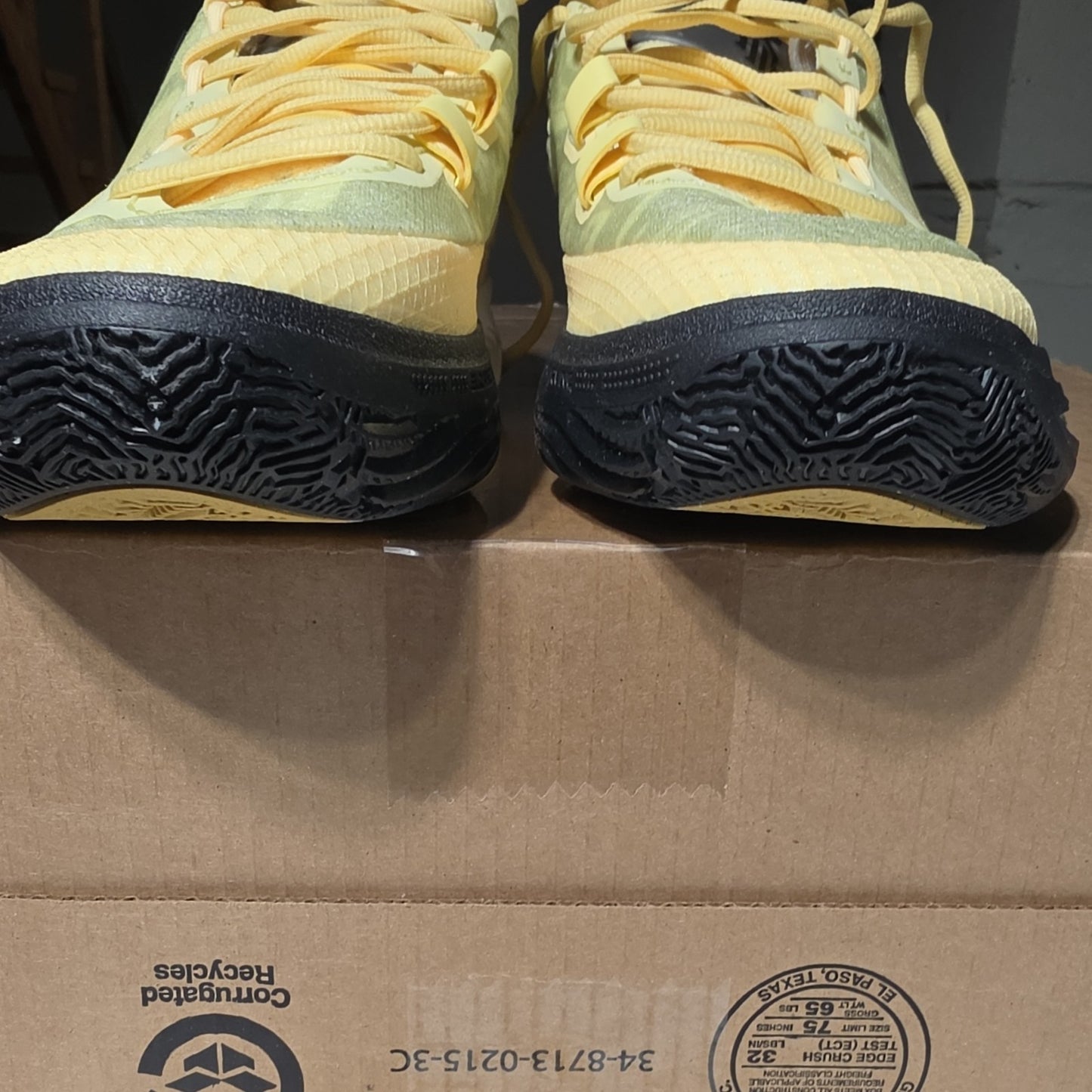 Nike Kyrie 8 Citron Tint Leopard Yellow Black Men's Basketball Shoes DJ6017-800