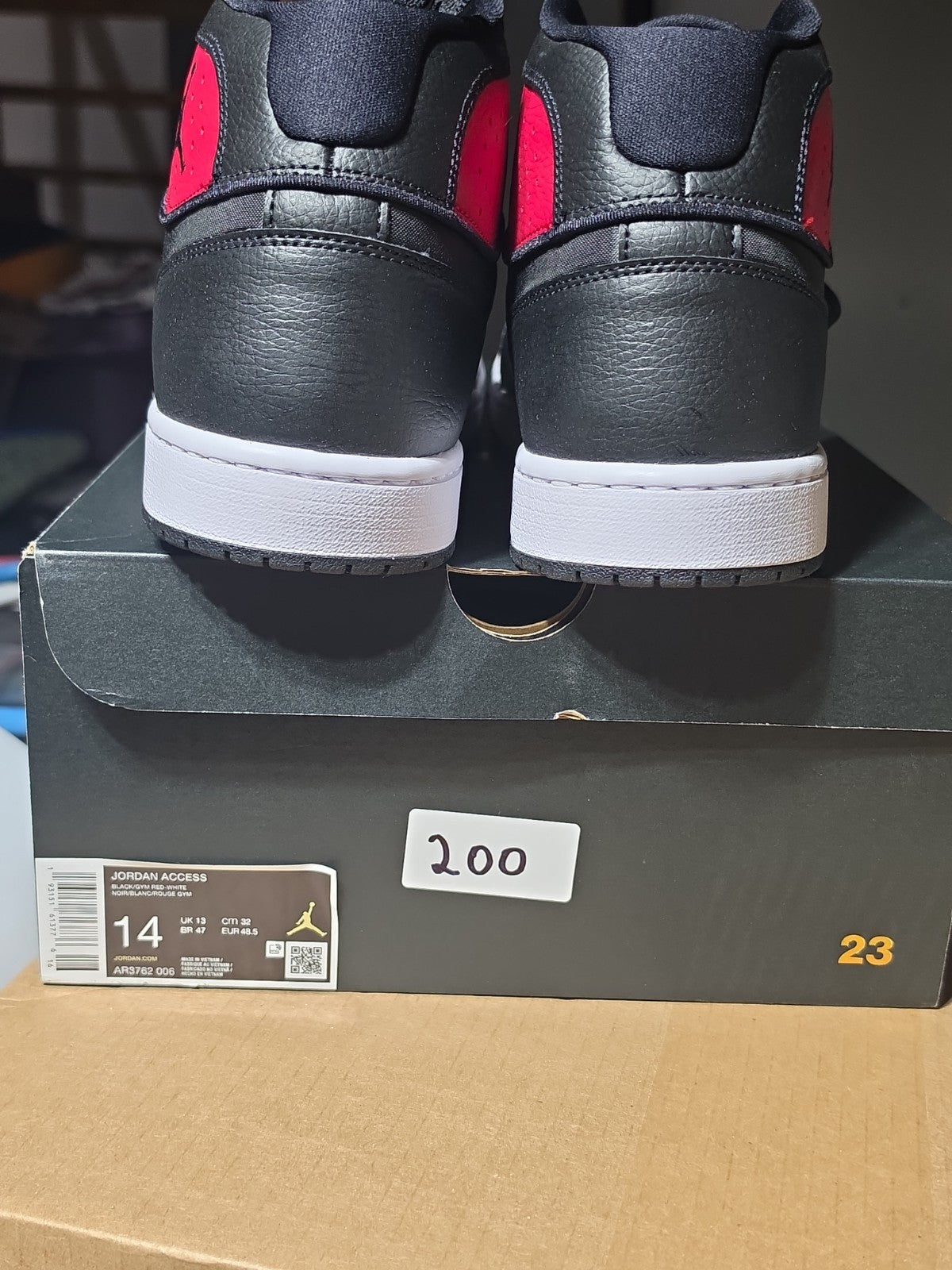 Size 14 - Air Jordan Access Bred