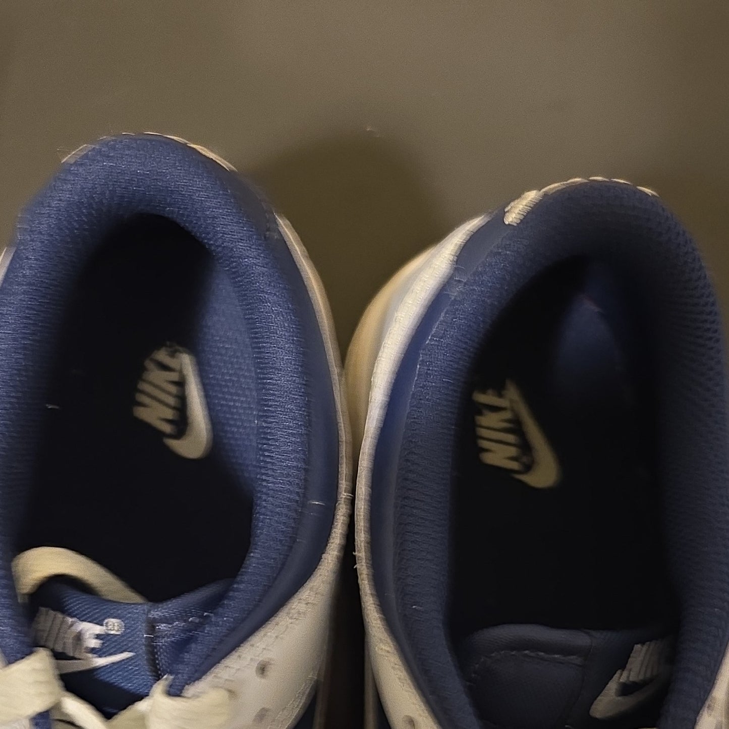 Nike Dunk Low FB9109-002 Boys' Navy White Sneakers Comfort US 5.5Y