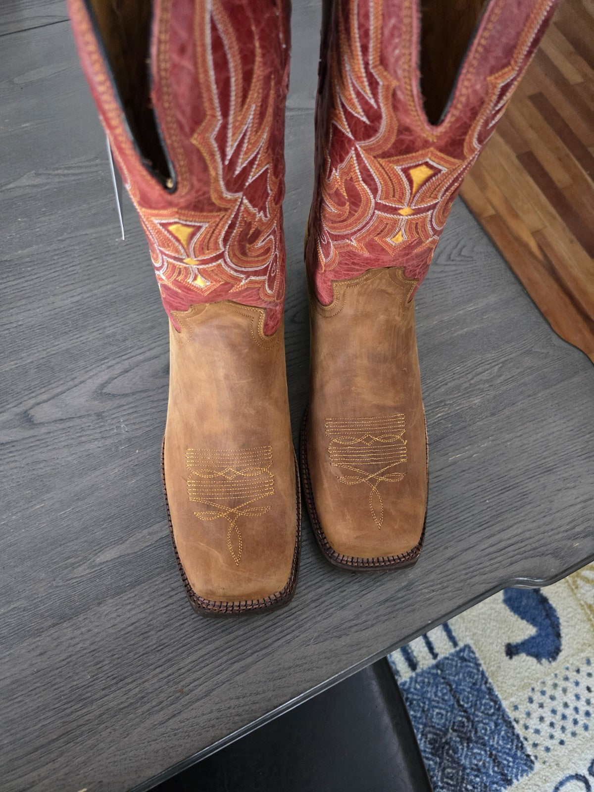Semental RS 0521 Square Toe Western Equestrian Boots US Size 13