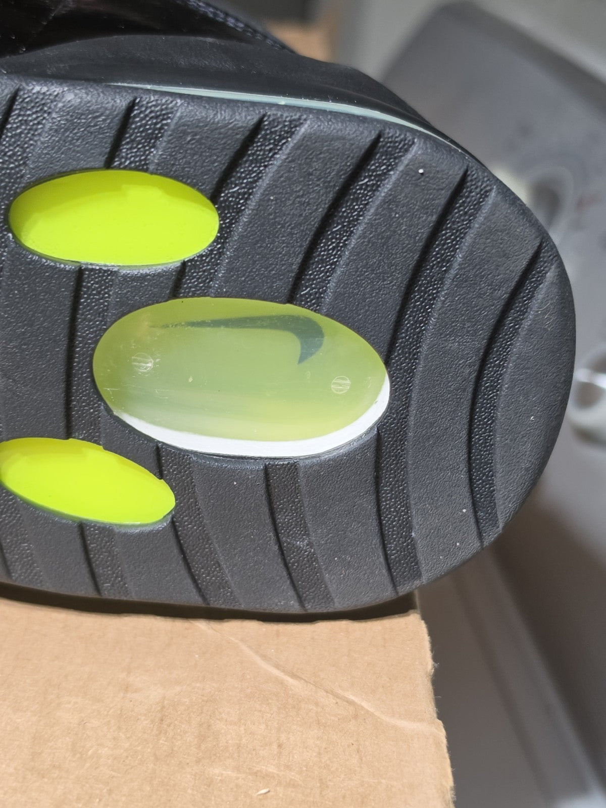 Nike Air Max Uptempo CK0892-001 Black Volt Men's Sneaker 2019