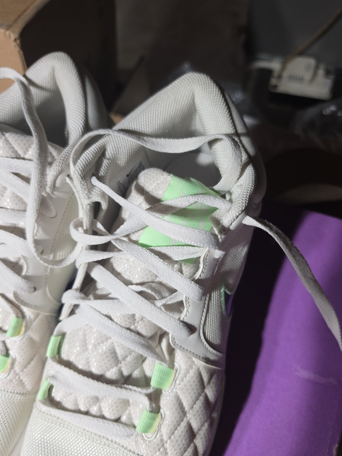 Size 14 - Nike LeBron Witness VIII Light Bone/Vapor Green/Swan/Anthracite