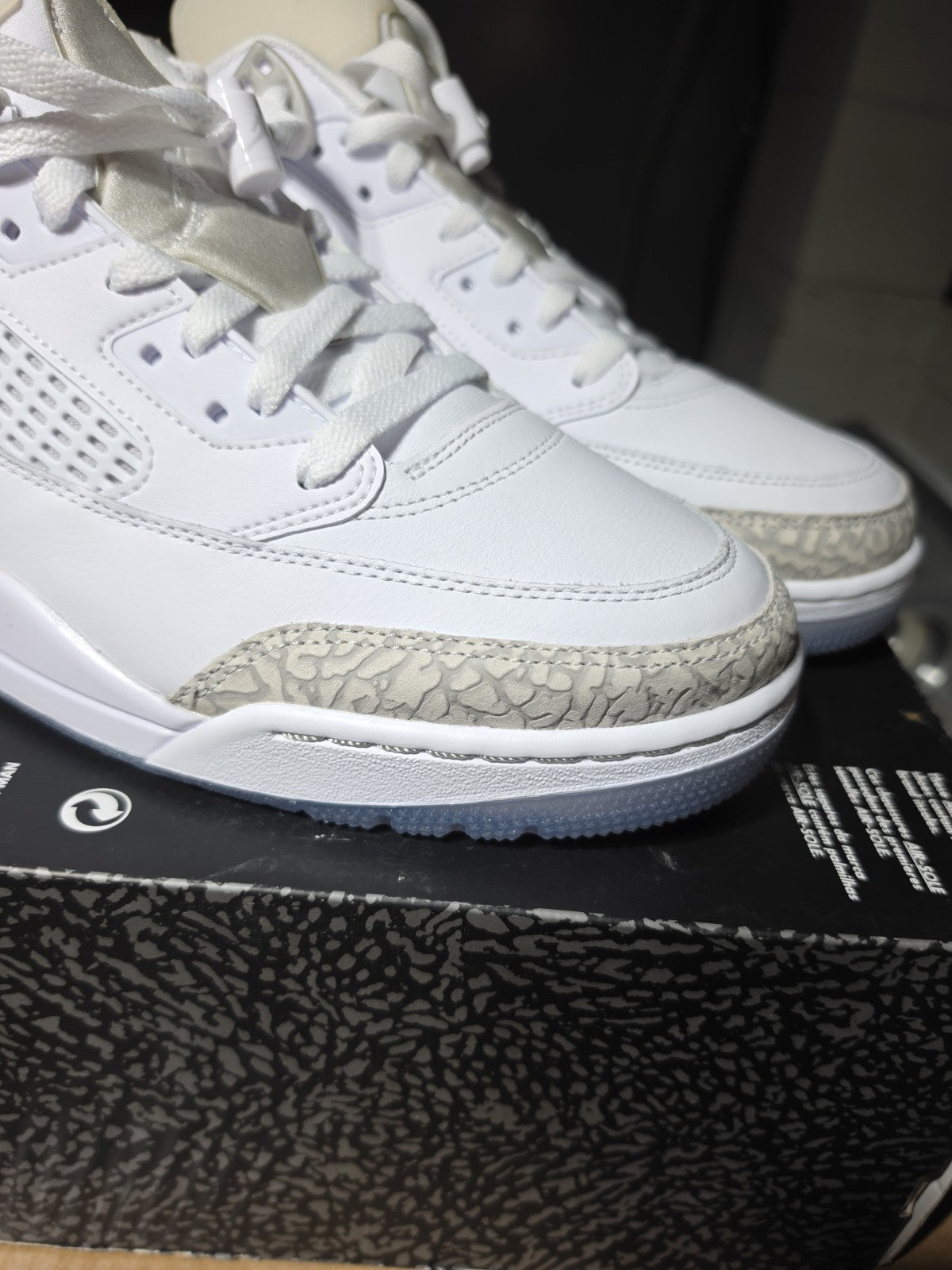 Size 13 - Air Jordan Spizike Low White Neutral Grey