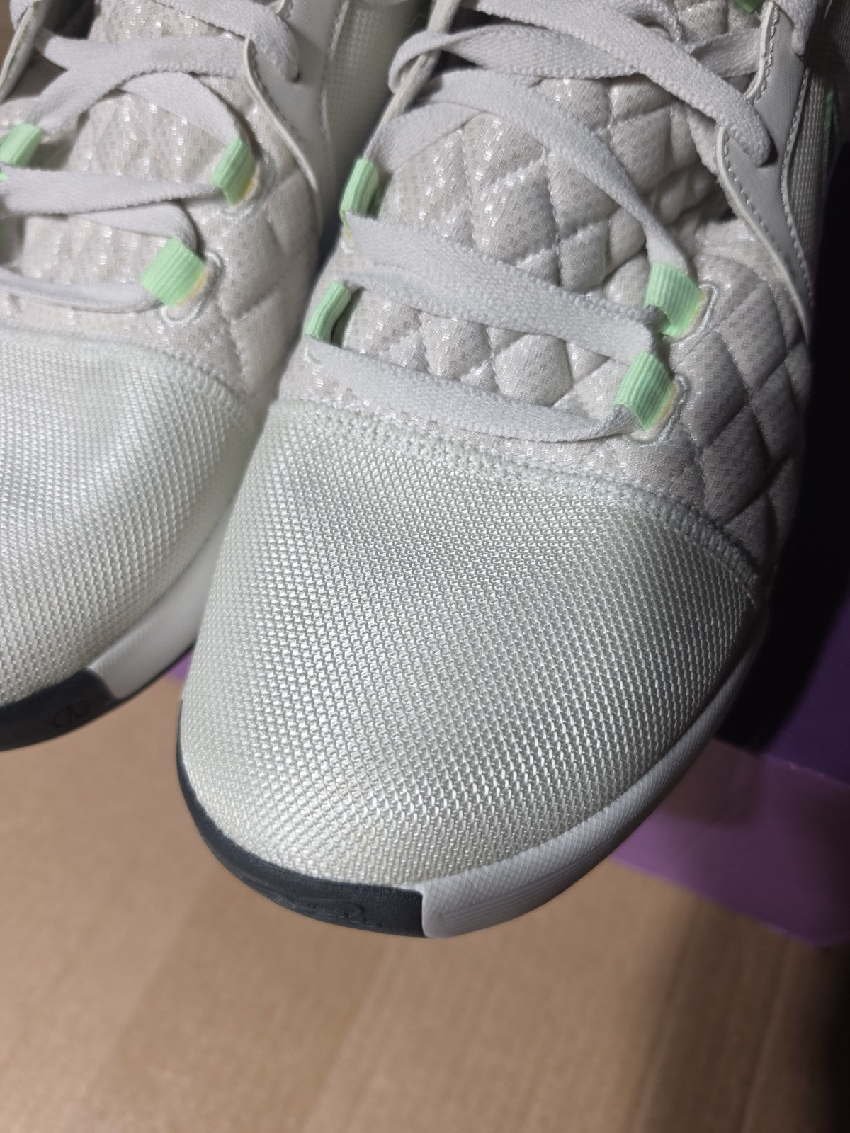 Size 14 - Nike LeBron Witness VIII Light Bone/Vapor Green/Swan/Anthracite