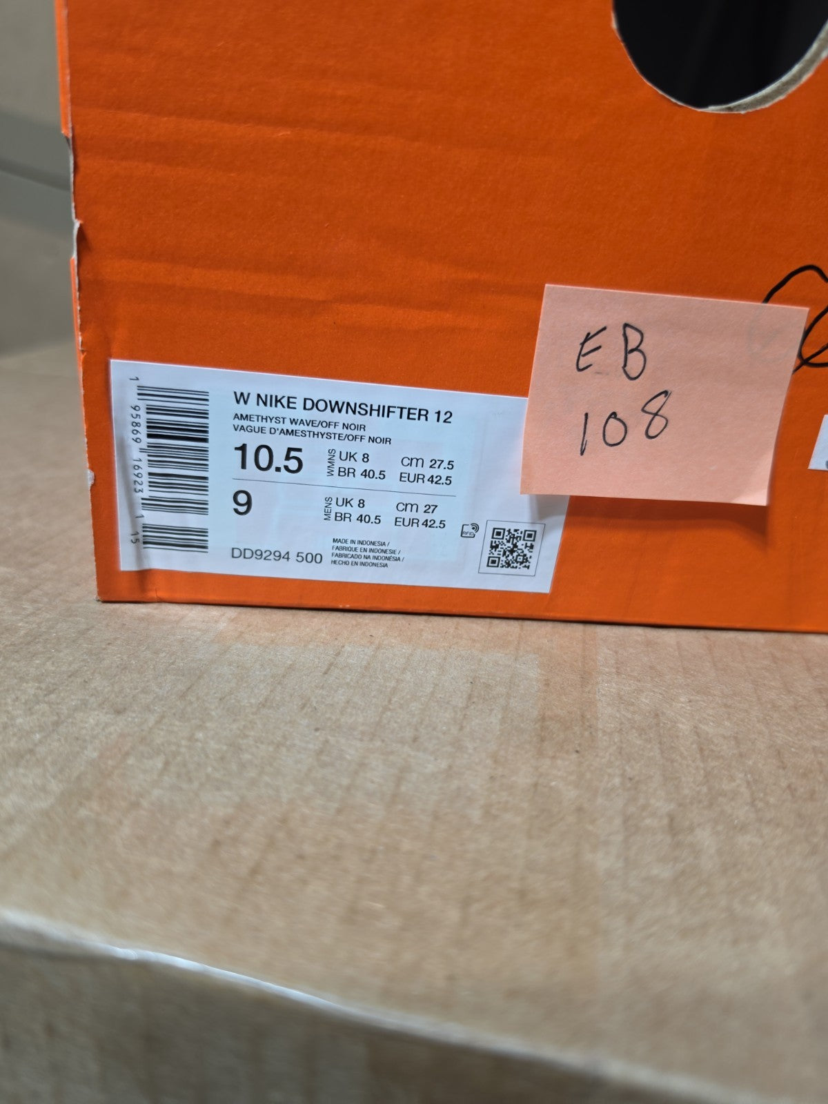 Size 10.5 - Nike Downshifter 12 Amethyst Wave W