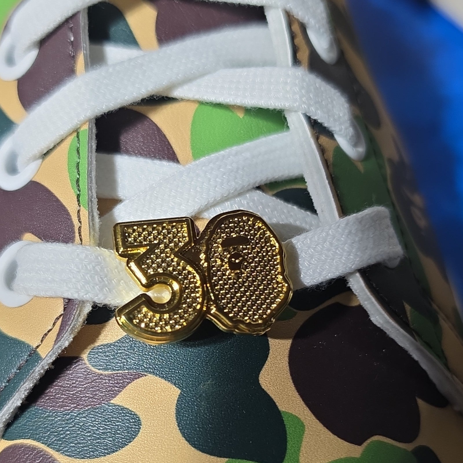 adidas Stan Smith BAPE IG8949 Camouflage Gold Men's Lace Up Sneakers US 13