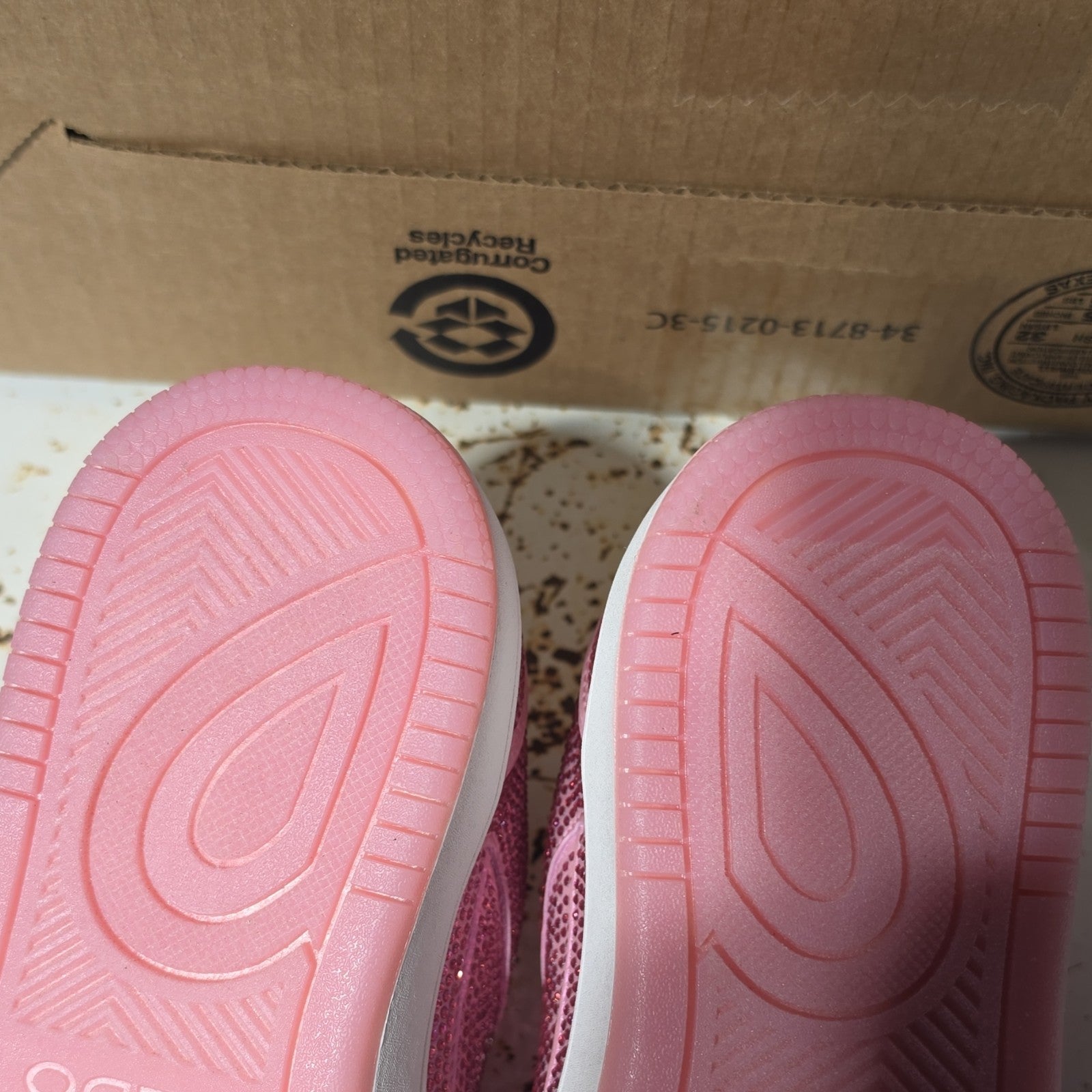 BARBIE ALDO KIDS SNEAKERS PINK GLITTER