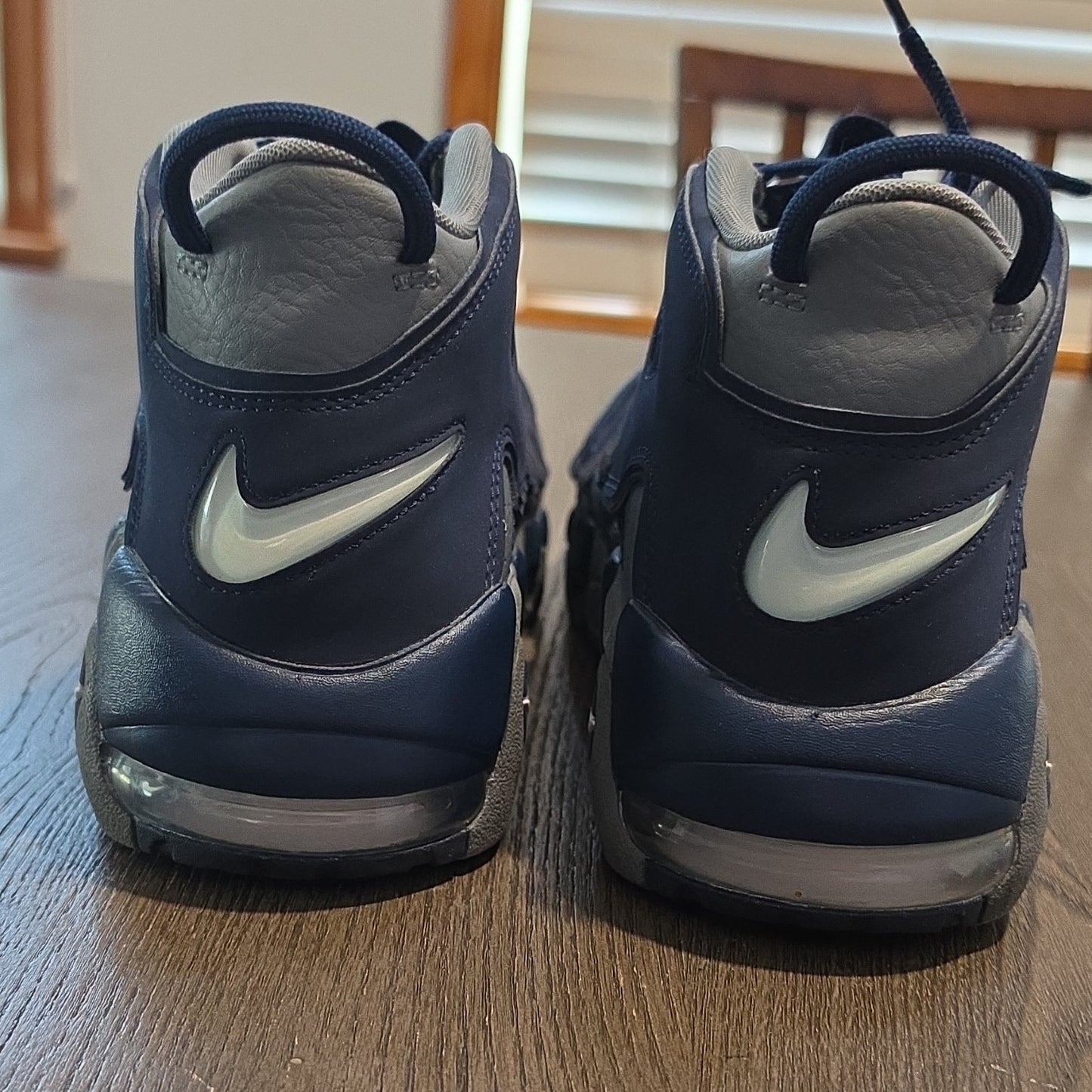 Nike Air More Uptempo Georgetown Gray Navy Men's Sneaker 921948-003
