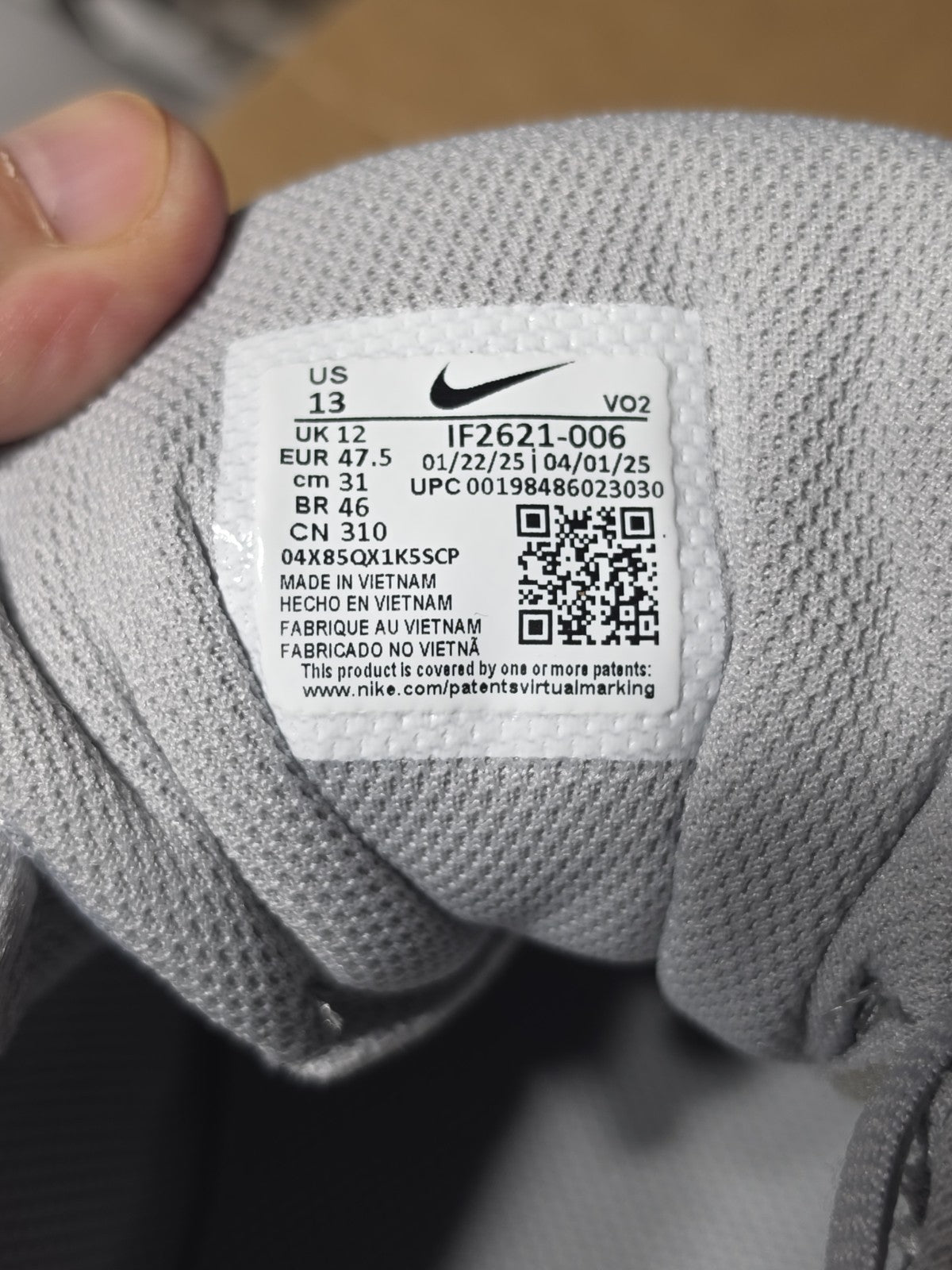 Size 13 - Nike Air Max Fire Photon Dust Light Smoke Grey