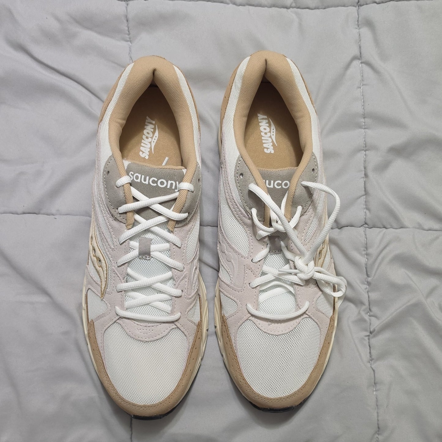 Saucony Grid Ride Millennium White Sand Beige Men's Sneaker S70856-6