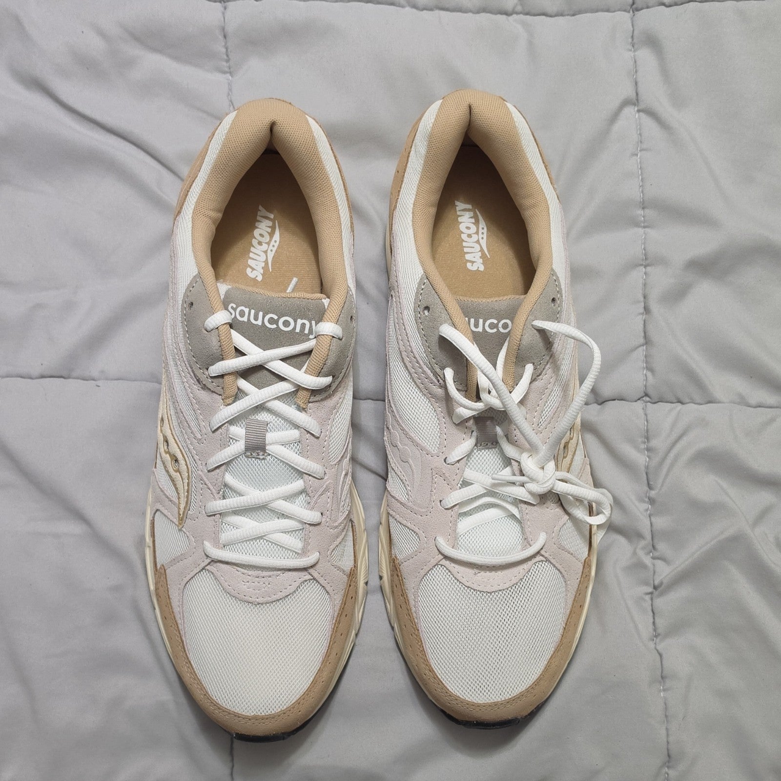 Saucony Grid Ride Millennium White Sand Beige Men's Sneaker S70856-6