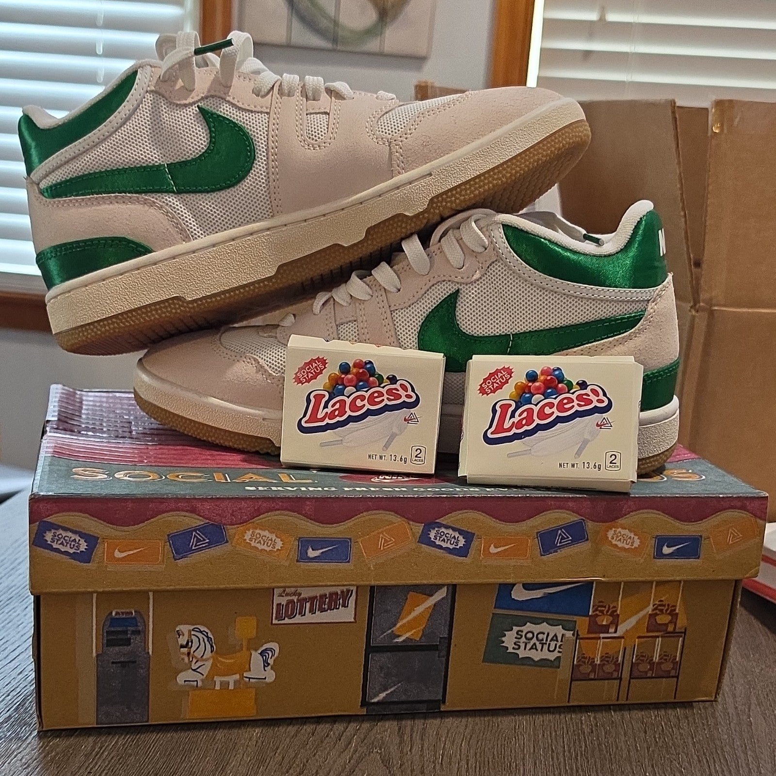 Nike Social Status Mac Attack SP Social Currency Ivory Green Men's DZ4636-102