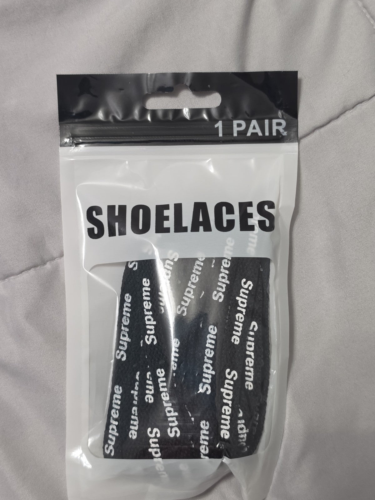 supreme shoe laces black 160 Cm