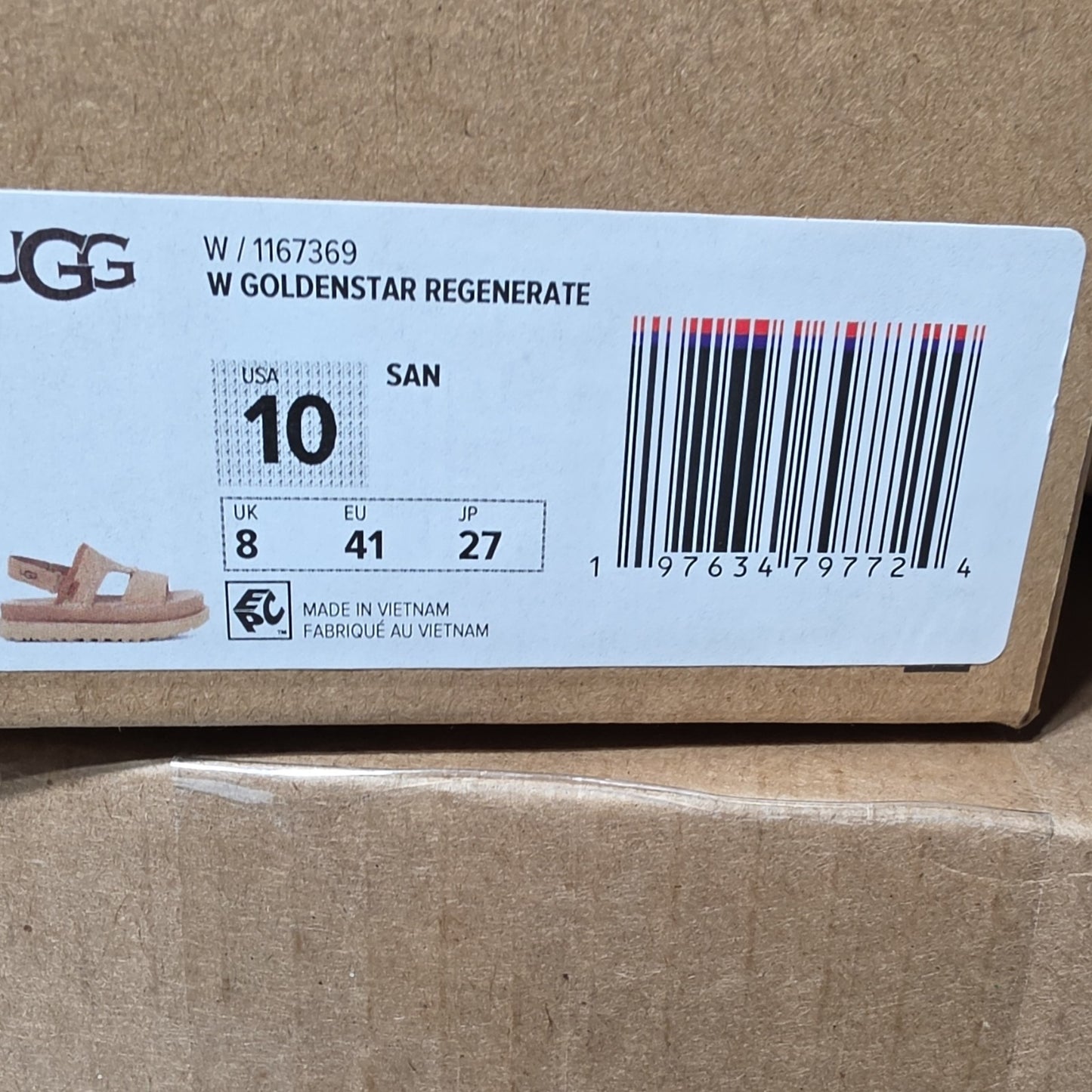 UGG Beige Suede Strappy Sandals Adjustable Strap Comfort Women's Size 10 EU 41