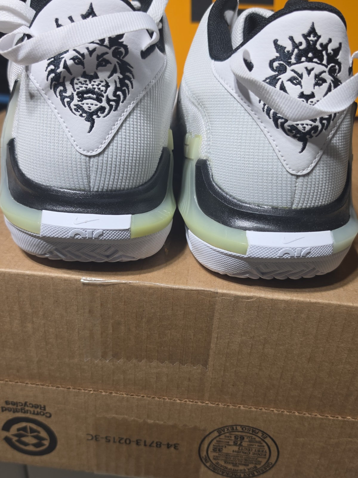 Size 13 - Nike LeBron Witness 7 TB White Black