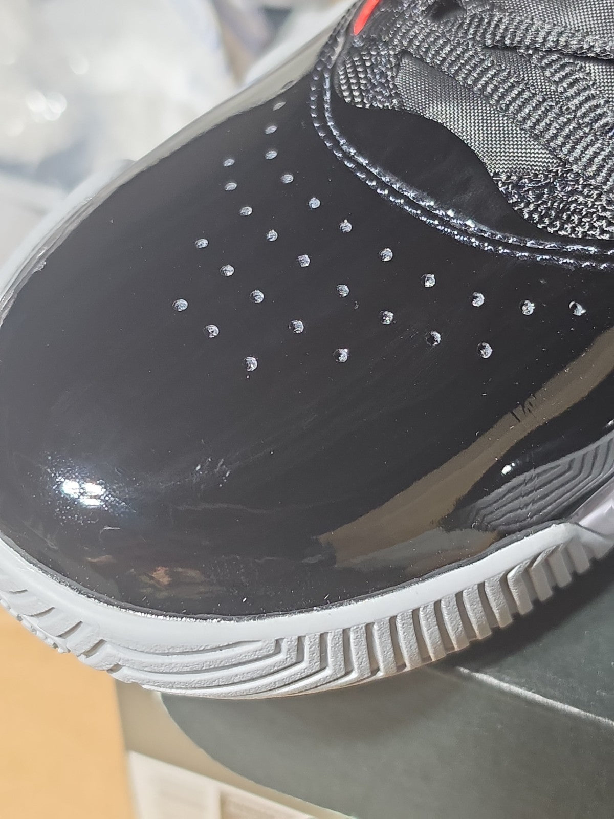 EUC 6.5Y Boys Air Jordan Stay Loyal DC7230-001 Black Basketball Sneakers Shoes