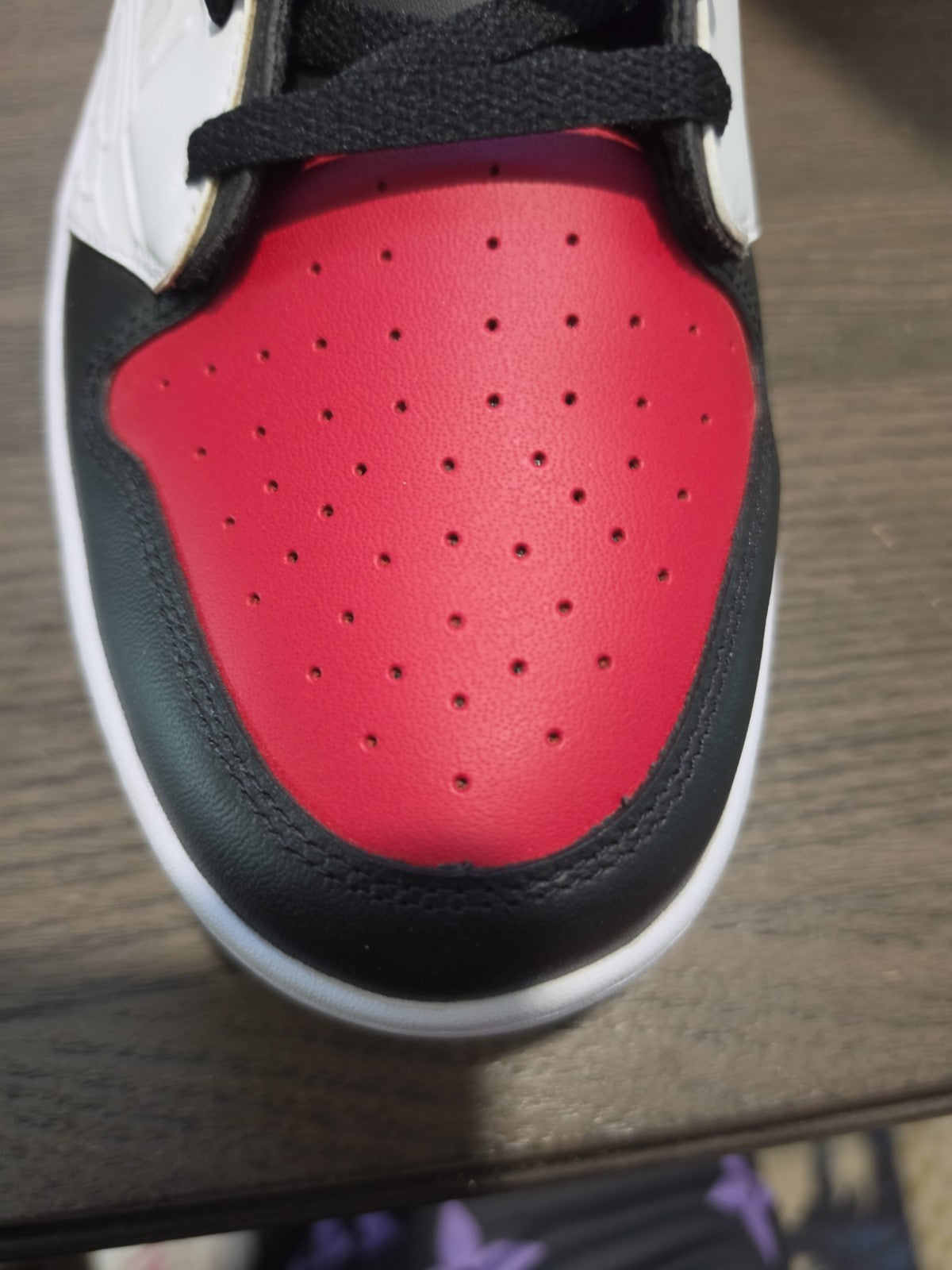 Nike Air Jordan Nu Retro 1 Low Varsity Red/Black/White Mens Shoes Size 13 DV5141