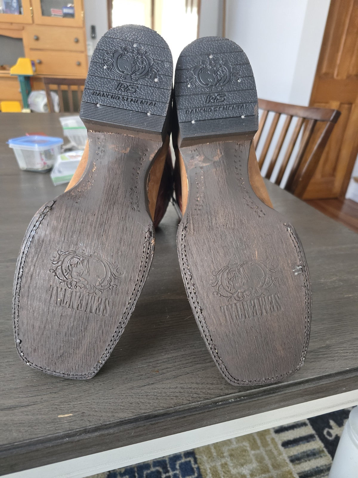 Semental RS 0521 Square Toe Western Equestrian Boots US Size 13