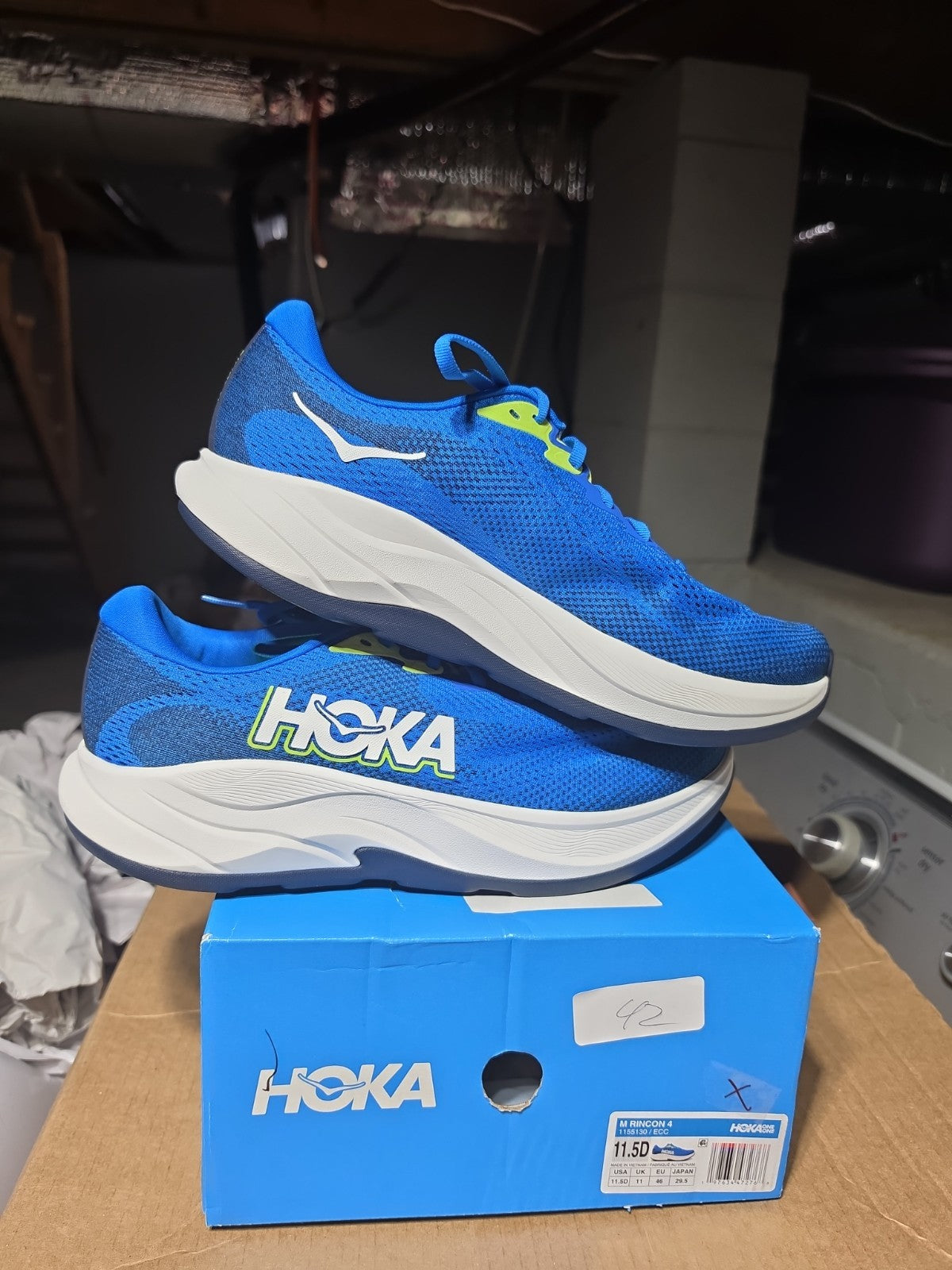 Size 11.5 - Hoka One One HOKA Rincon 4 Electric Cobalt