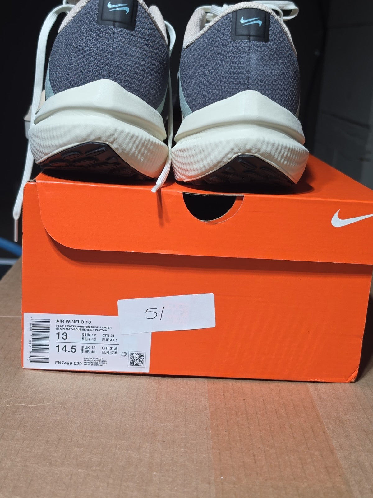 Size 13 - Nike Air Winflo 10 Flat Pewter