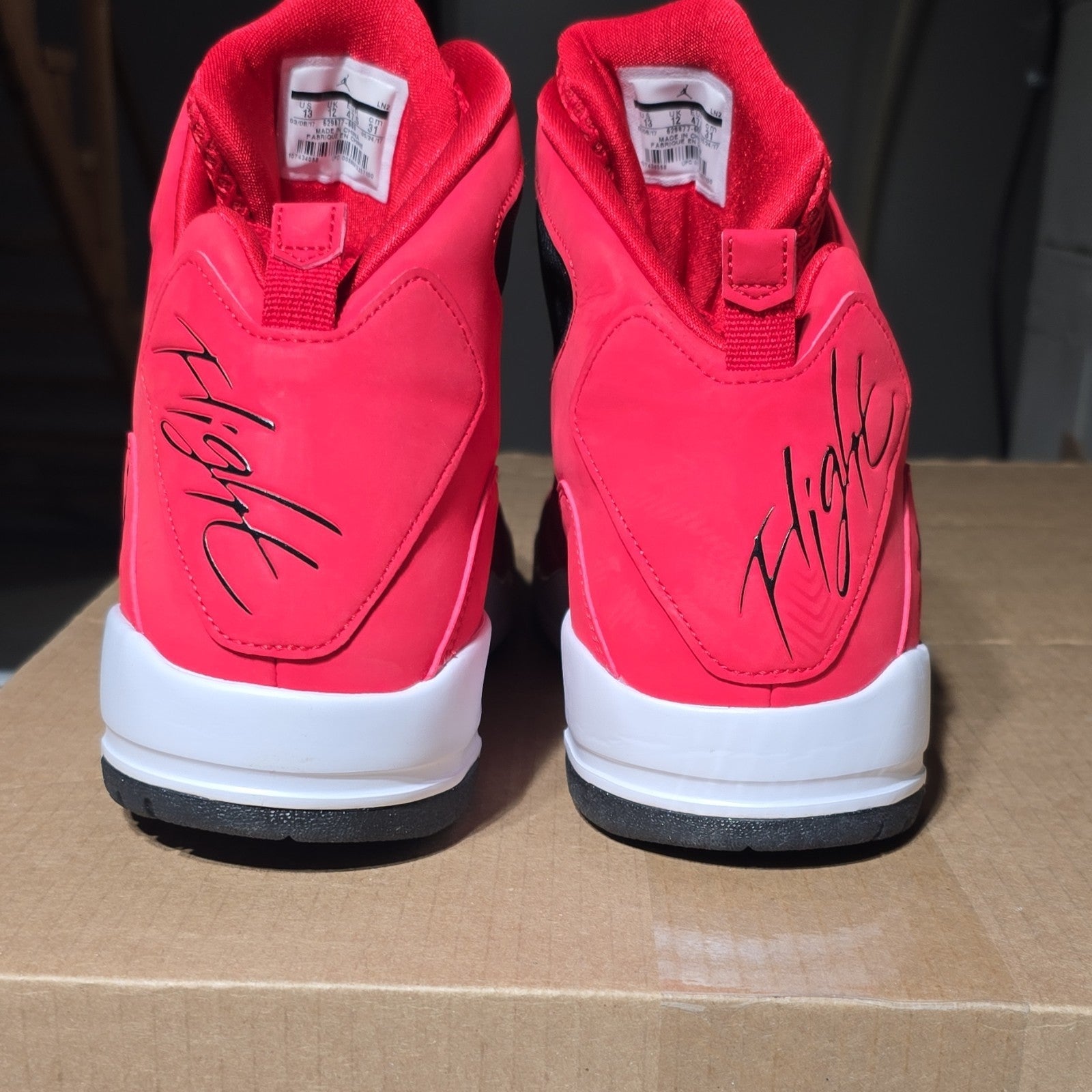 Jordan SC-3 Gym Red White Black High Top Men's Sneakers 629877-601