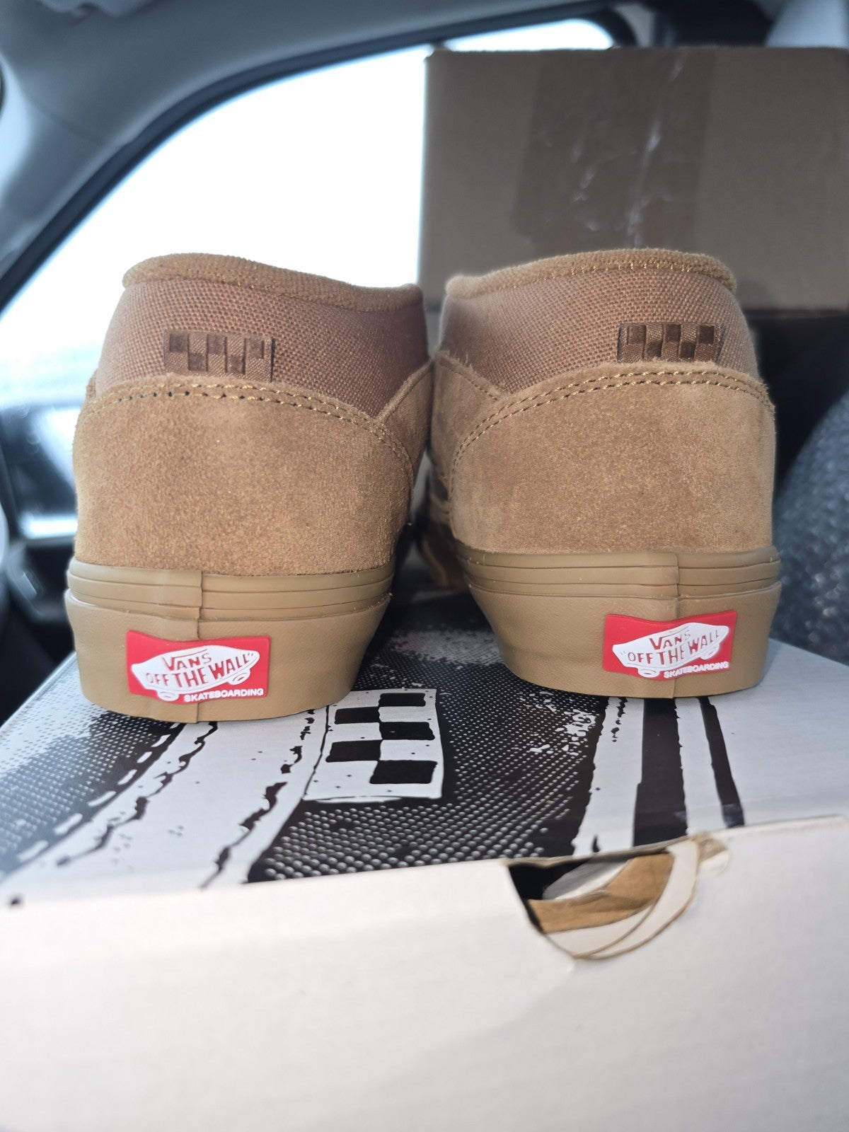 Vans Skate Half Cab Brown Gum Skateboarding Shoes Men's Size 8