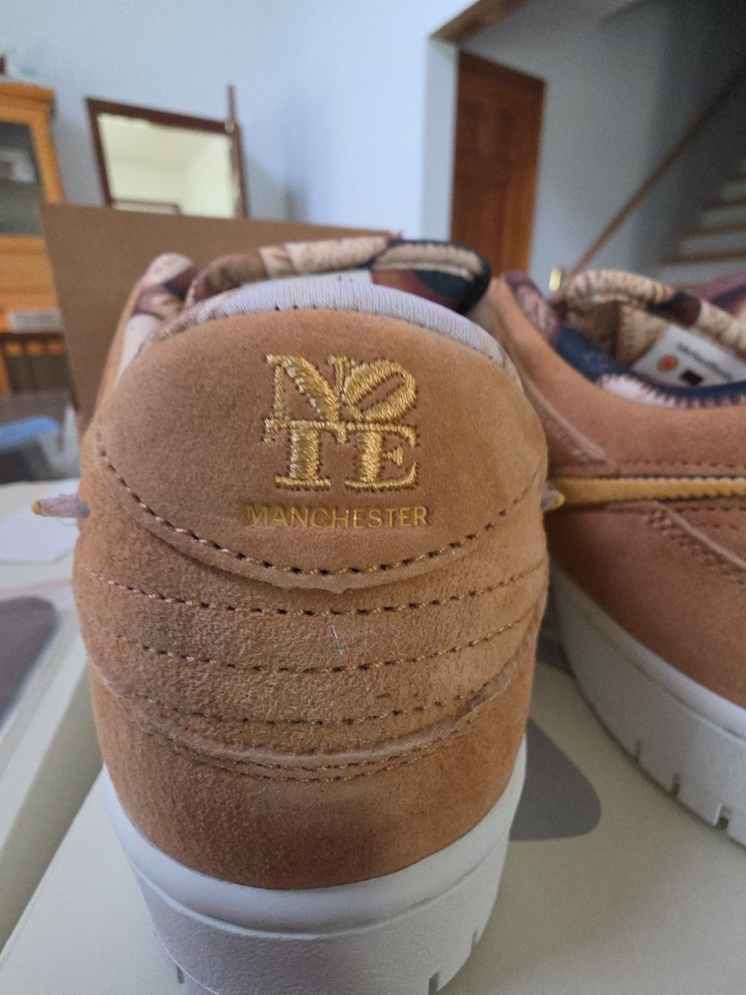  Nike SB Dunk Low Pro QS x NOTE Manchester "Coffee and Biscuits" sneaker