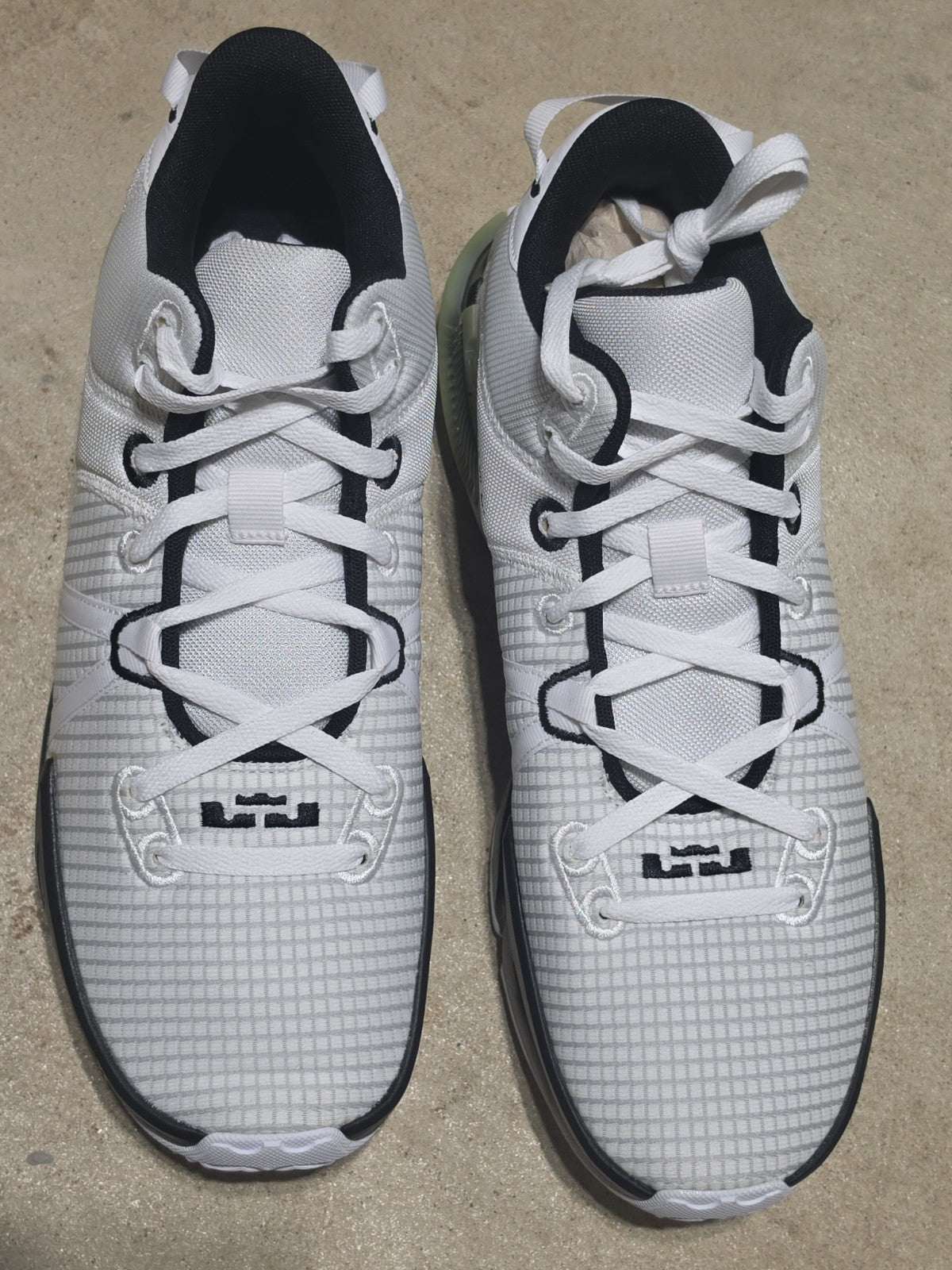 Size 13 - Nike LeBron Witness 7 TB White Black