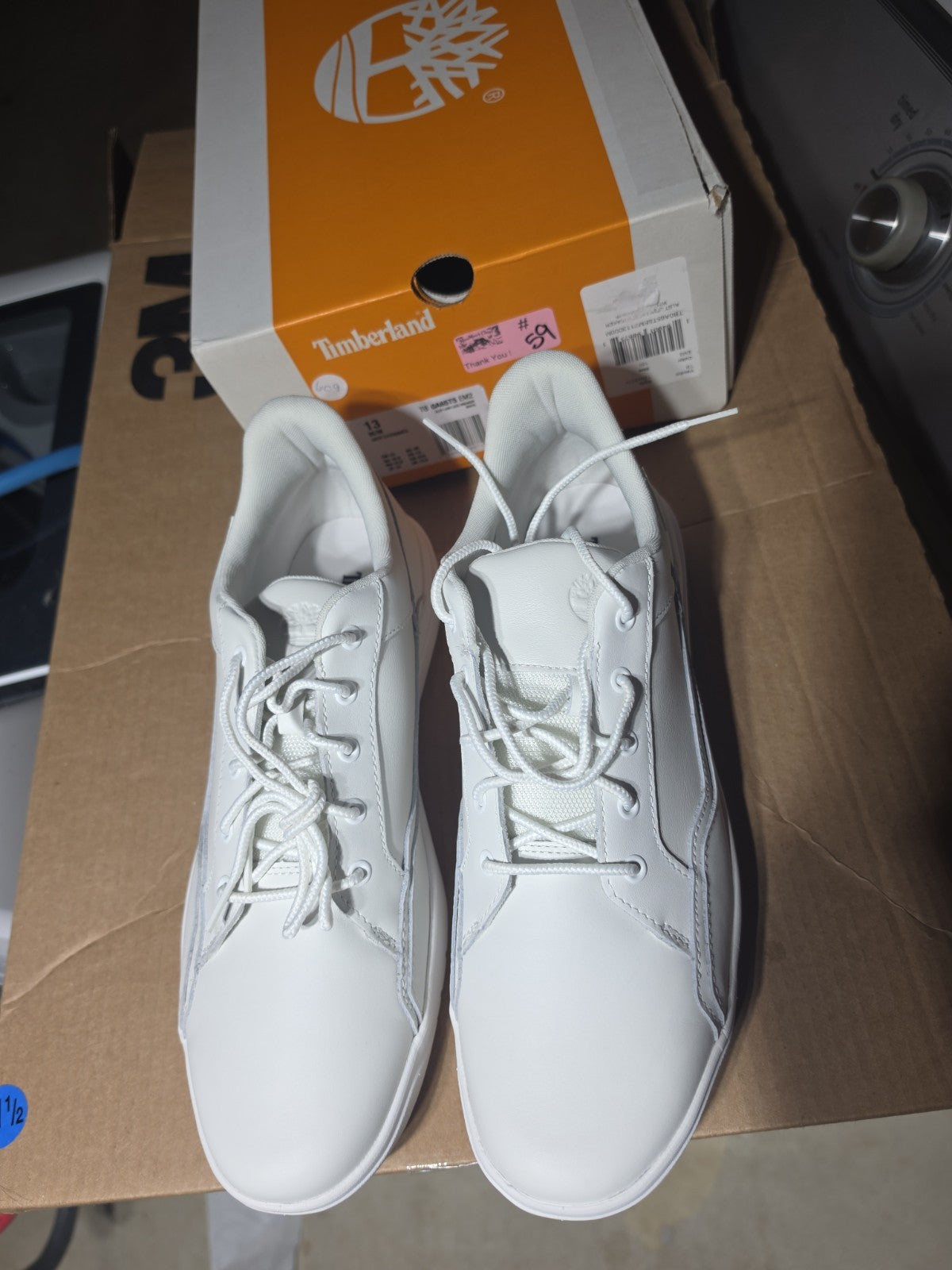 TIMBERLAND ALLSTON LOW LACE SNEAKER WHITE FULL GRAIN