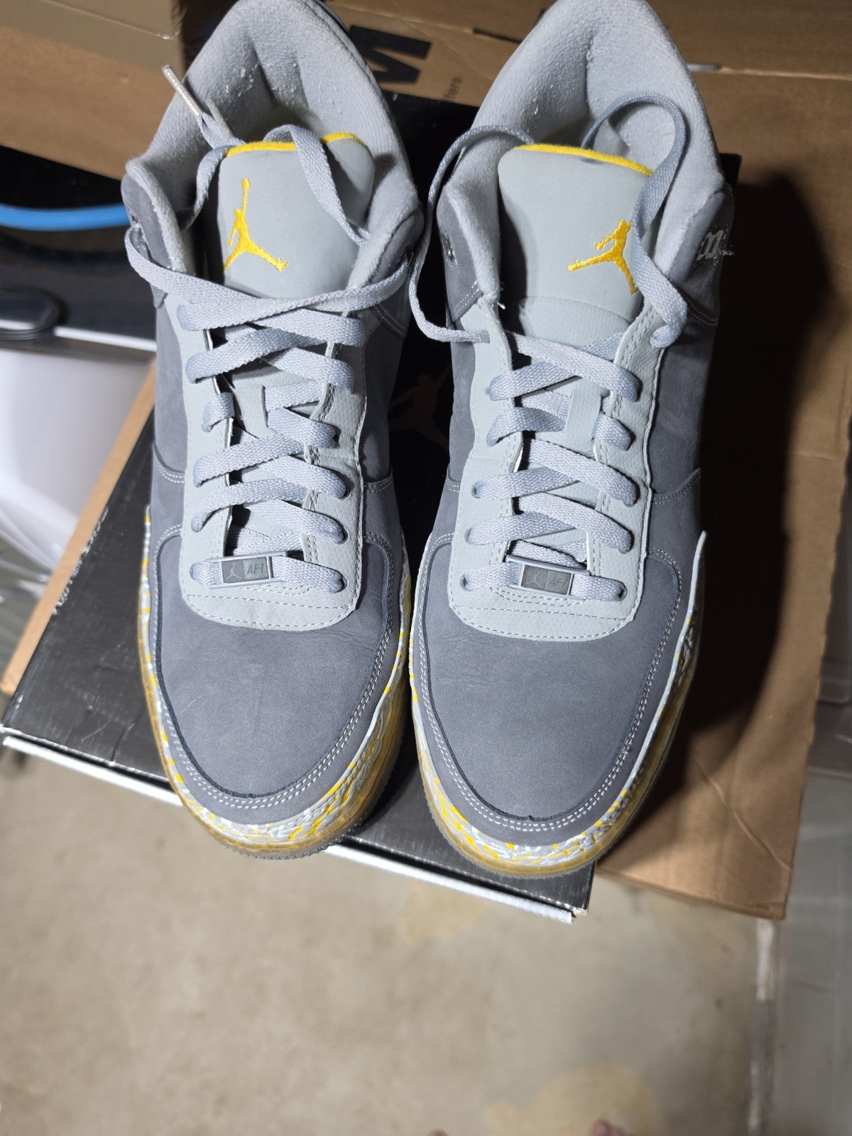 Size 13 - Air Jordan Fusion 3 Flint Grey