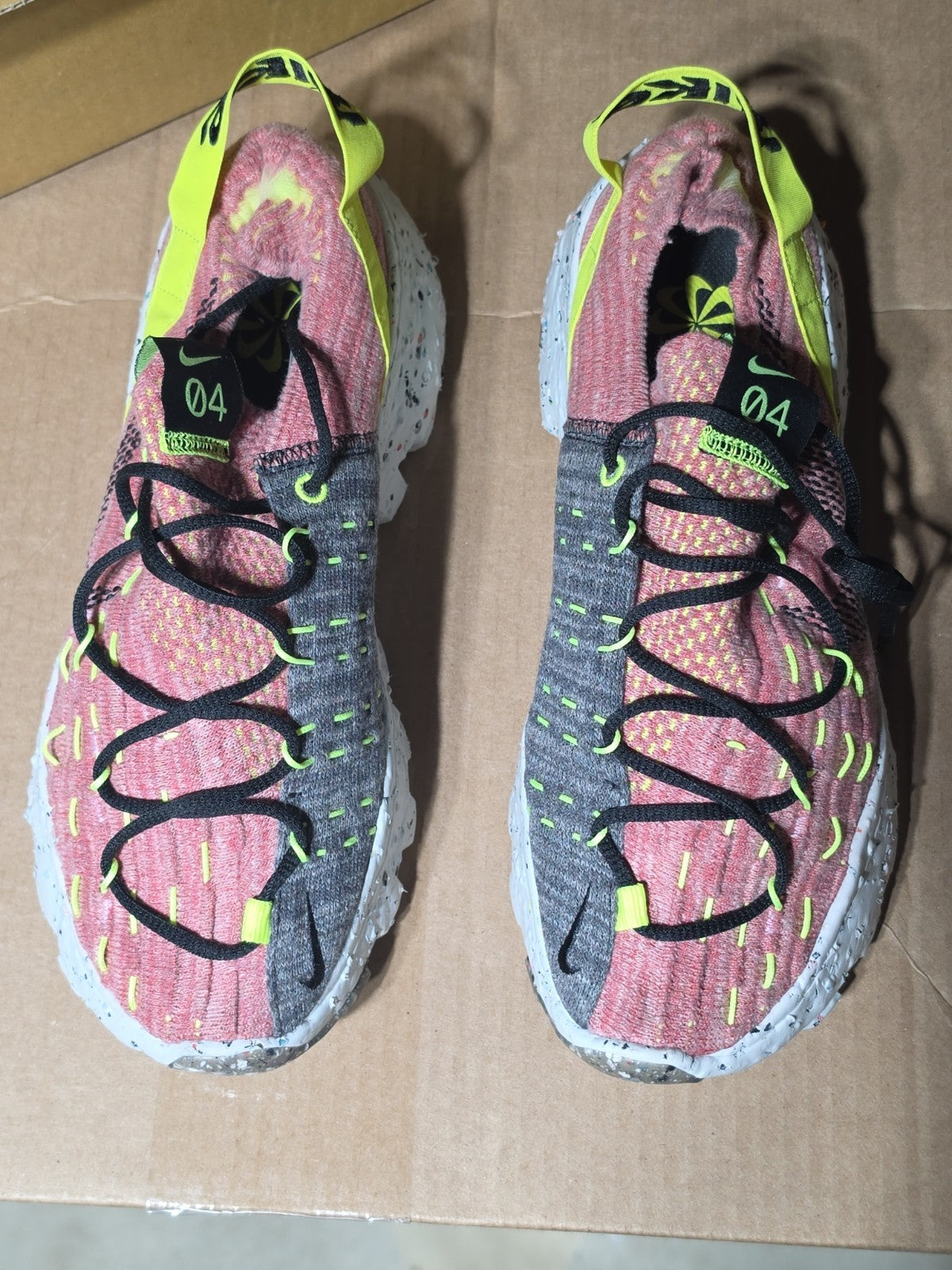 Size 8 - Nike Space Hippie 04 Light Arctic Pink W