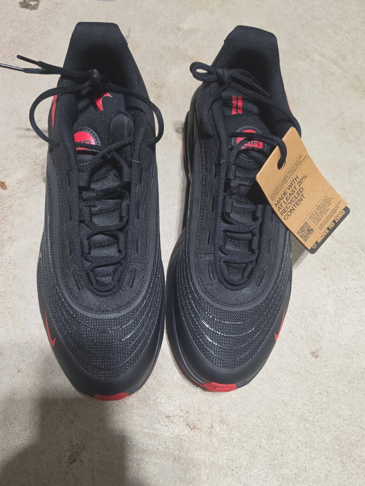 Size 11.5 - Nike Air Max Fire Black University Red