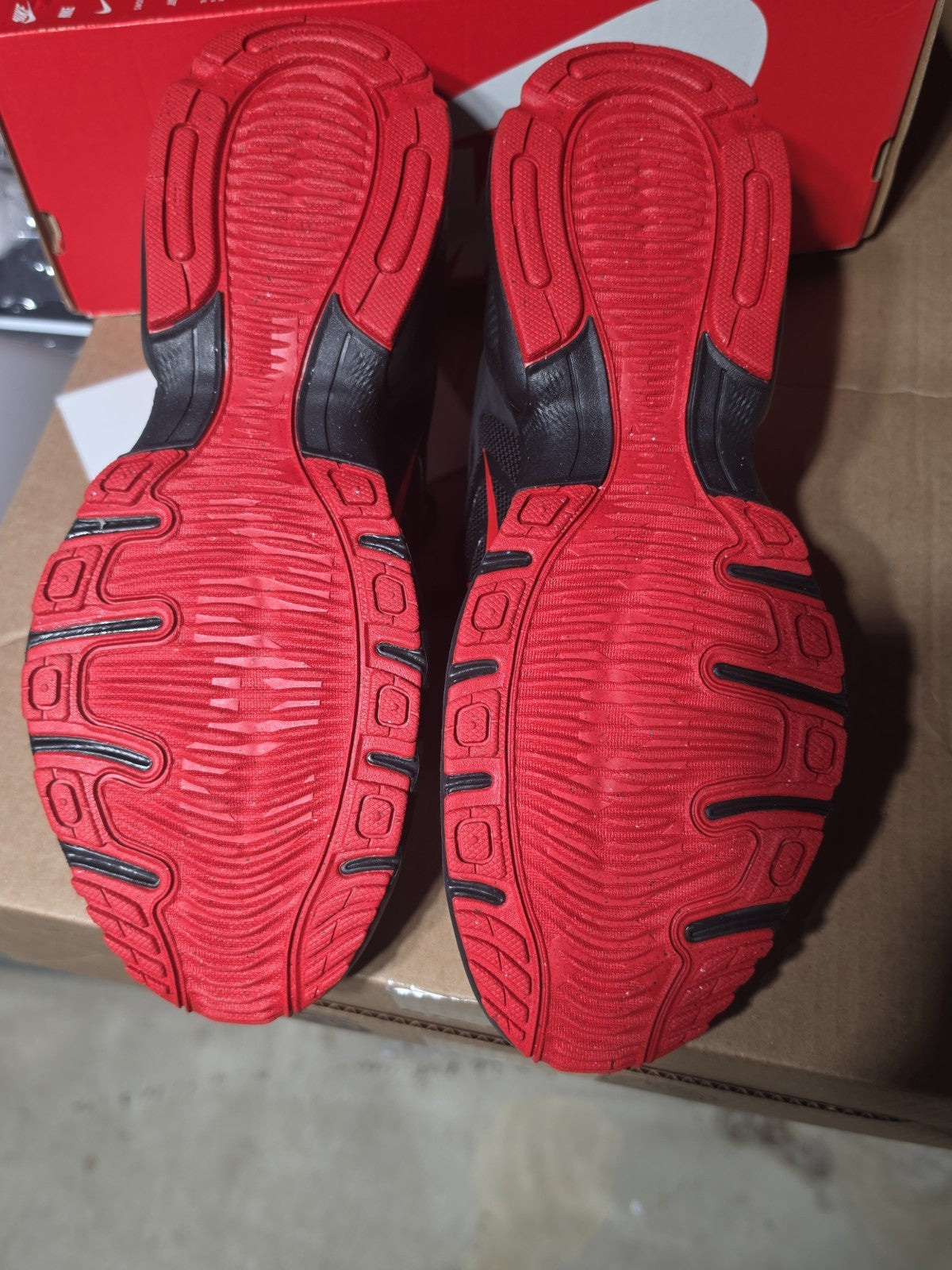 Size 11.5 - Nike Air Max Fire Black University Red