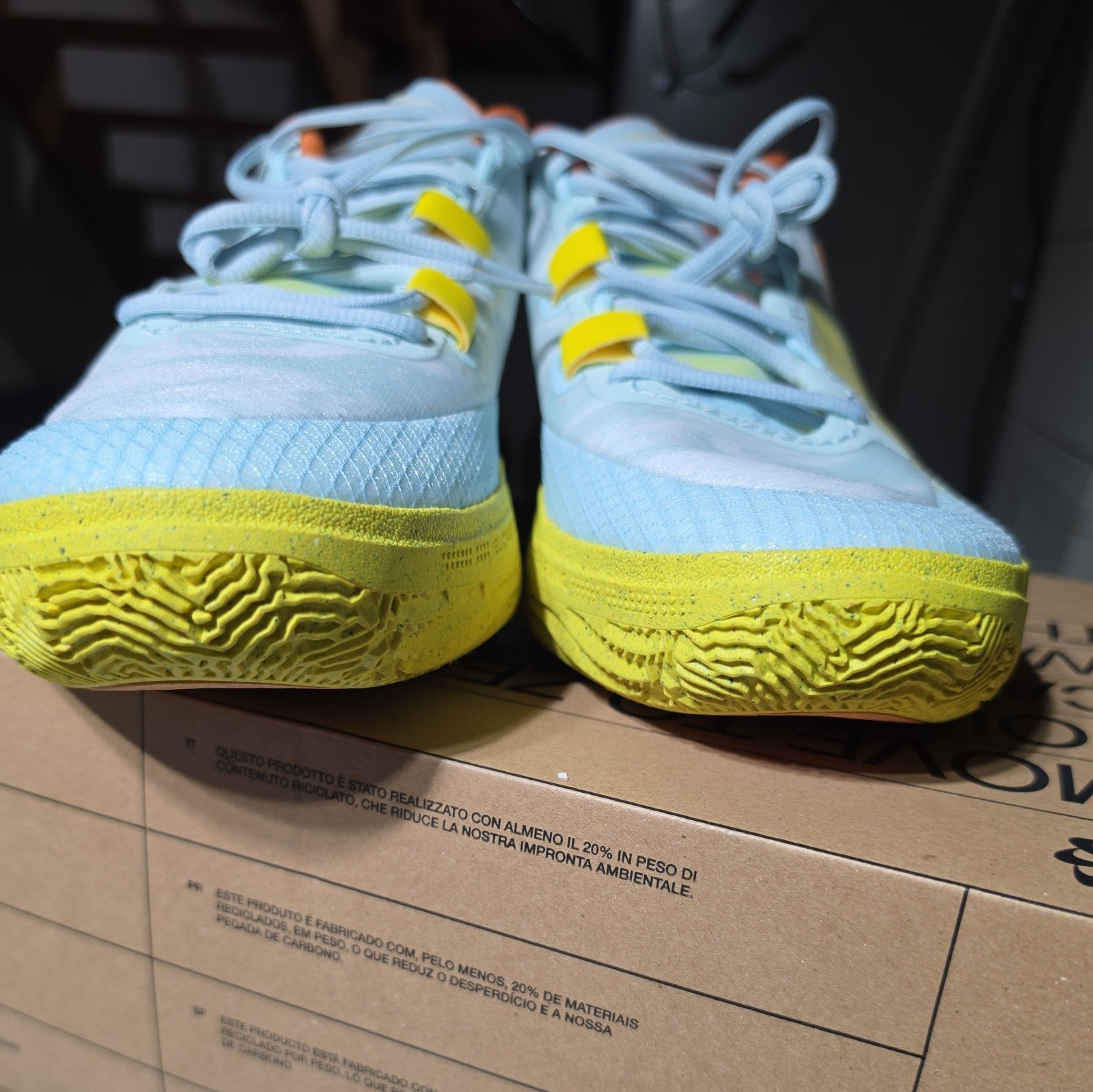 Nike Kyrie 8 Men's 13 Eagle Glacier Blue Yellow Strike Rare NIB DJ6017 400