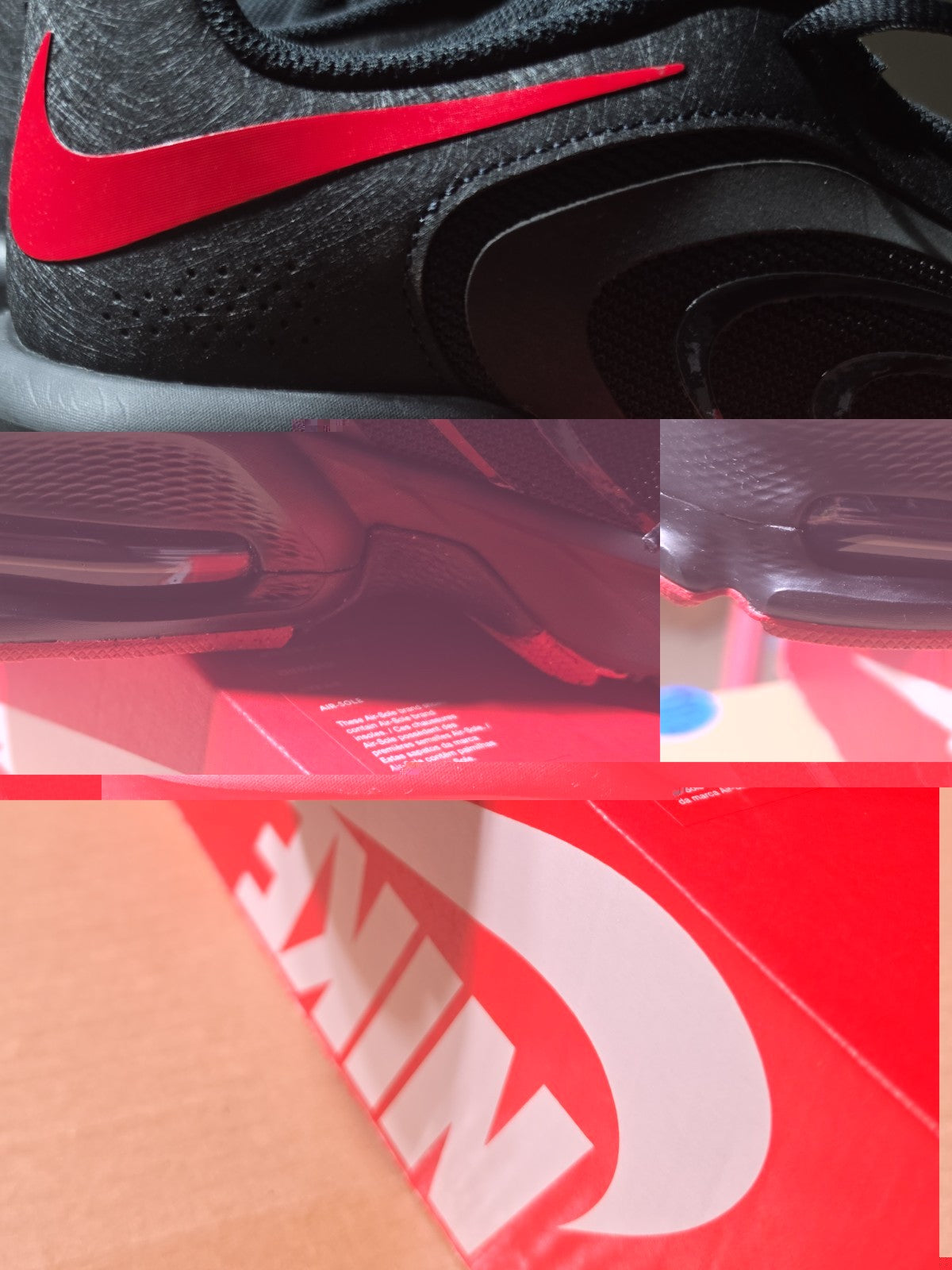 Size 11.5 - Nike Air Max Fire Black University Red