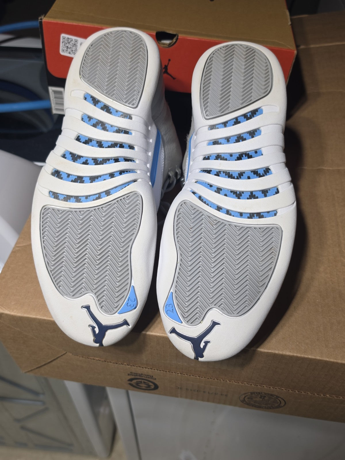 Size 11 - Air Jordan 12 Retro Grey University Blue