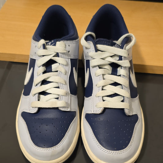 Nike Dunk Low FB9109-002 Boys' Navy White Sneakers Comfort US 5.5Y