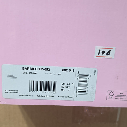 BARBIE ALDO KIDS SNEAKERS PINK GLITTER