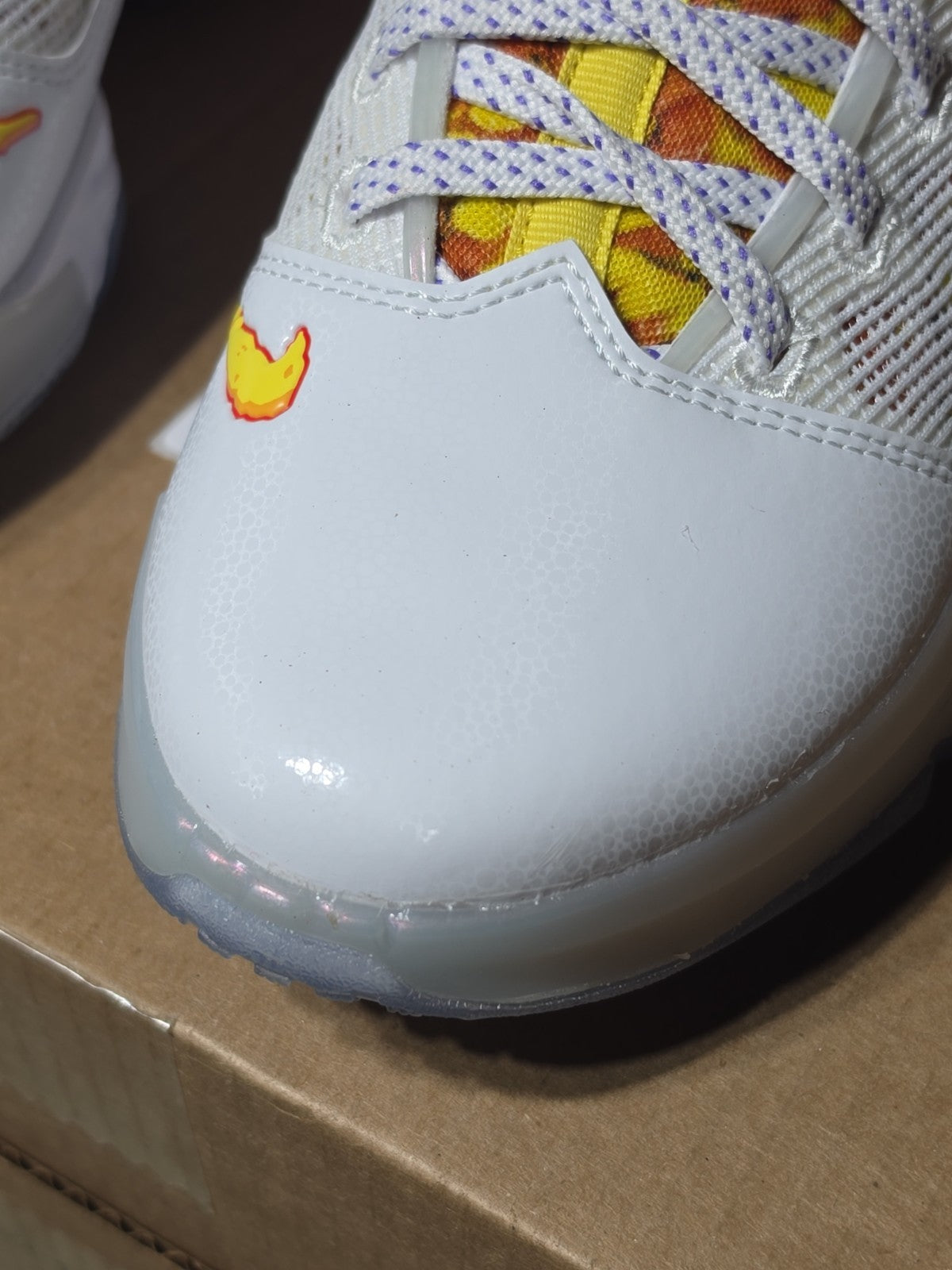 Size 6.5 - Flintstone x Nike LeBron 19 Low Magic Fruity Pebbles