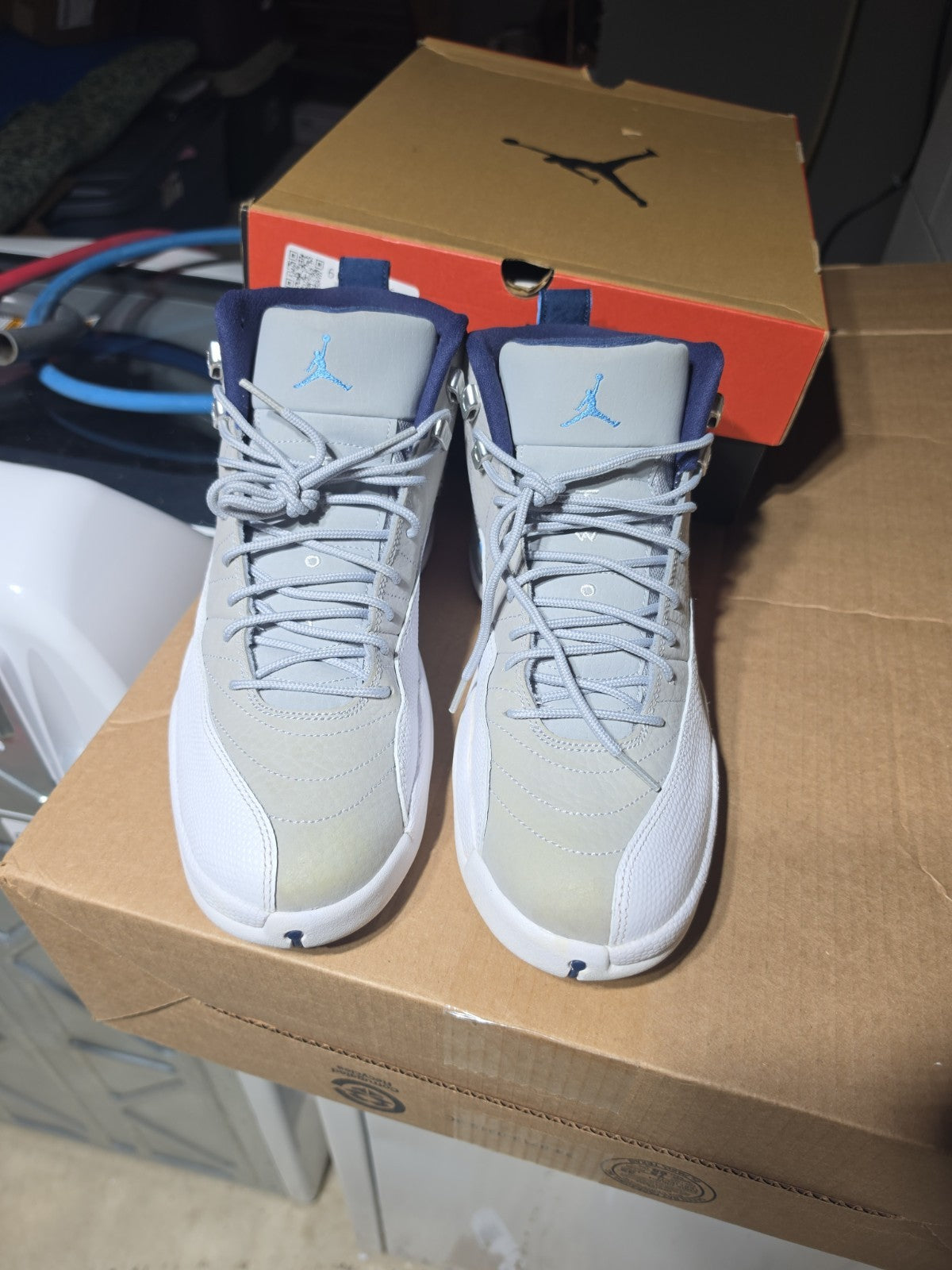 Size 11 - Air Jordan 12 Retro Grey University Blue