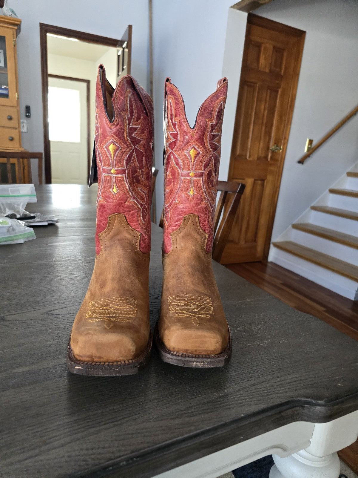 Semental RS 0521 Square Toe Western Equestrian Boots US Size 13