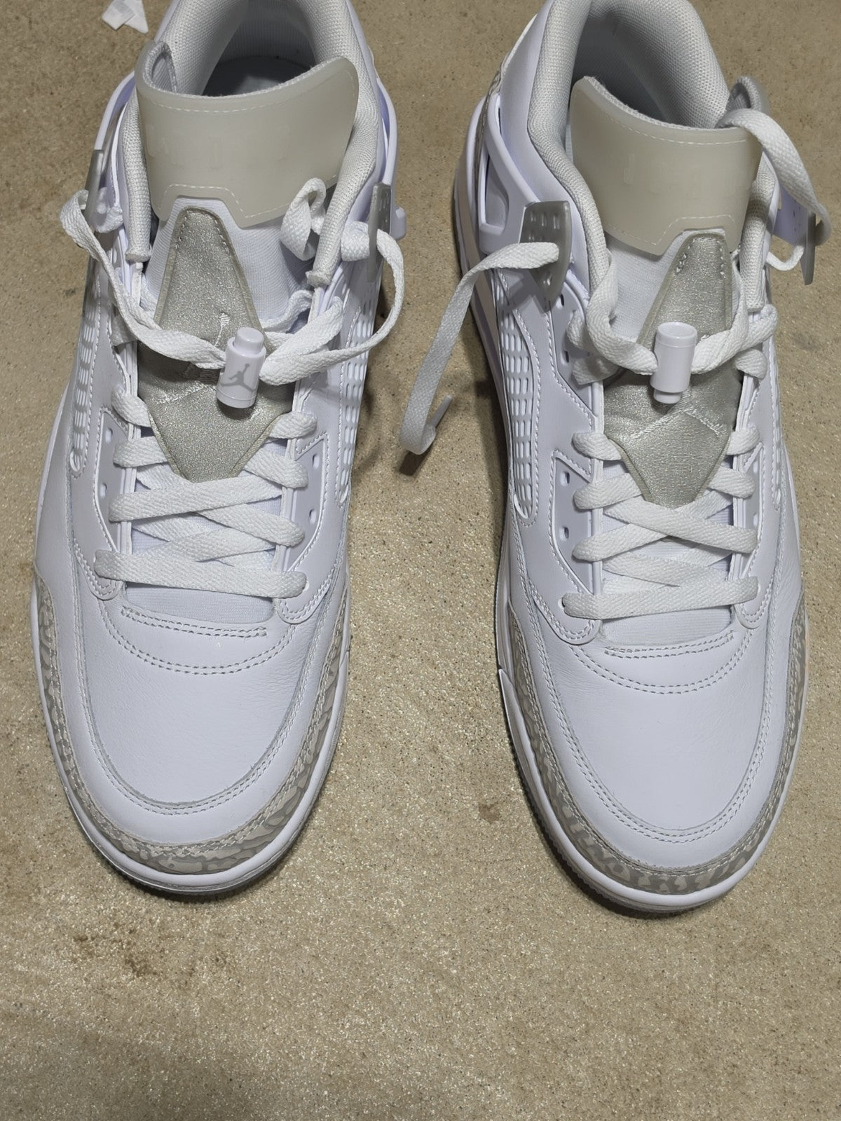Size 13 - Air Jordan Spizike Low White Neutral Grey