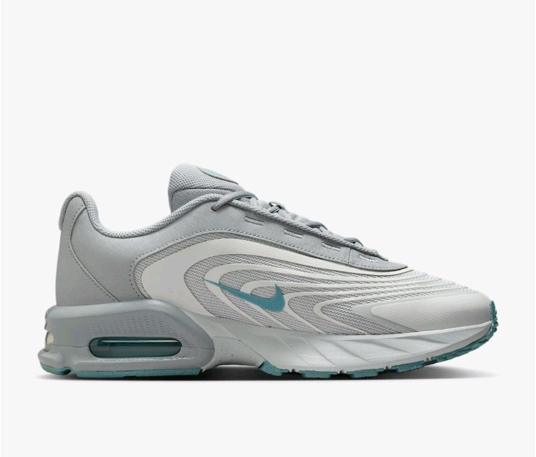 Nike Air Max Gray Teal Men's Sneakers Cushioned Mesh Athletic Shoes