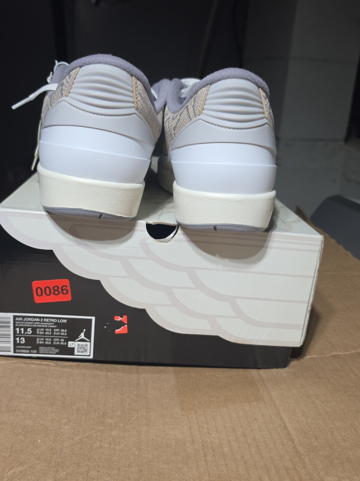 Size 11.5 - Air Jordan 2 Retro Low Python