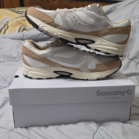 Saucony Grid Ride Millennium White Sand Beige Men's Sneaker S70856-6