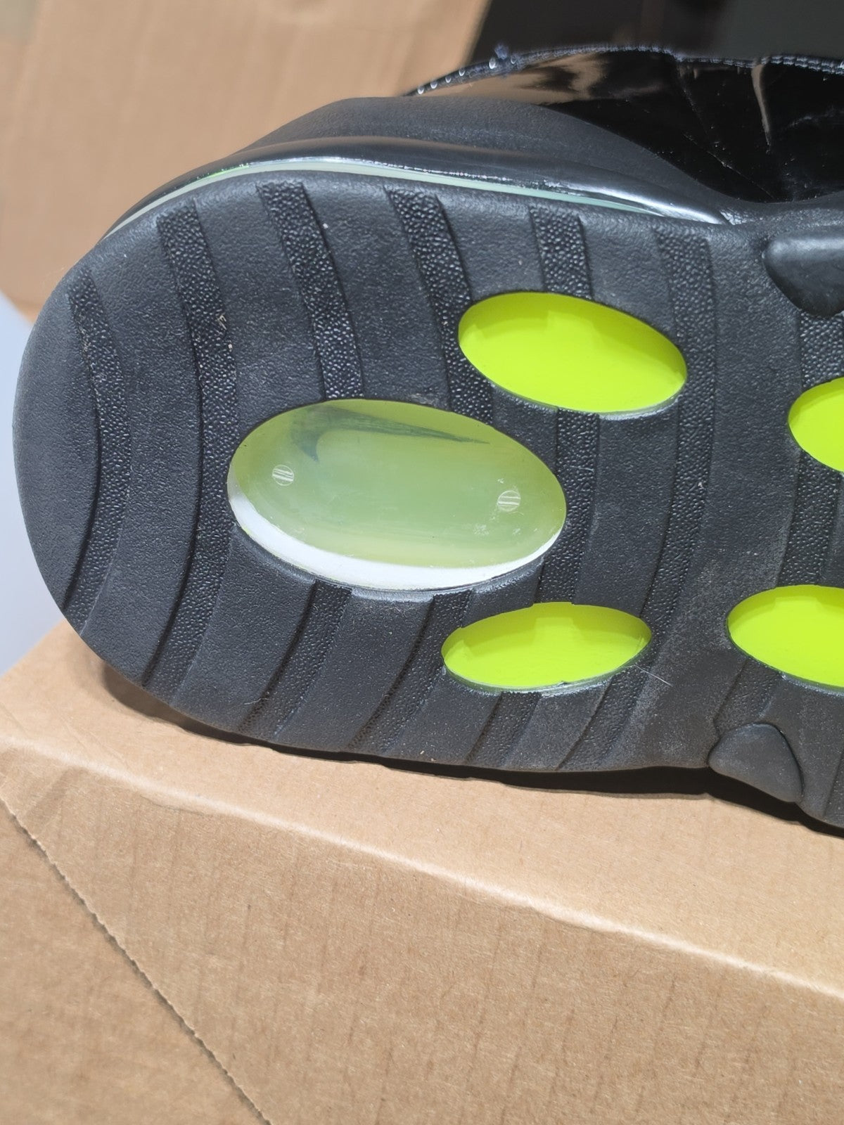 Nike Air Max Uptempo CK0892-001 Black Volt Men's Sneaker 2019