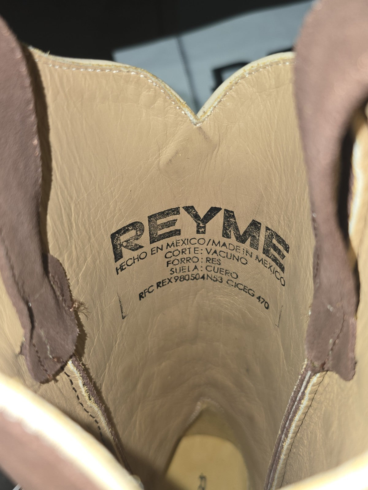 Reyme Chocolate Suede Western Equestrian Boots US Size 7 MPN 043DR4