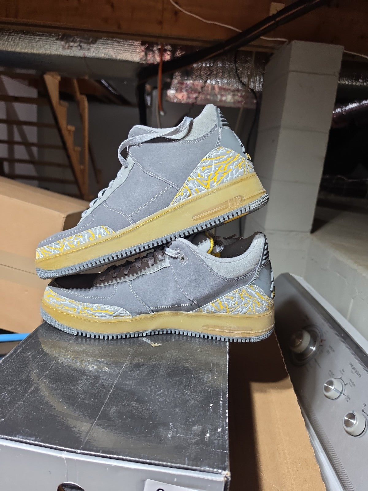 Size 13 - Air Jordan Fusion 3 Flint Grey