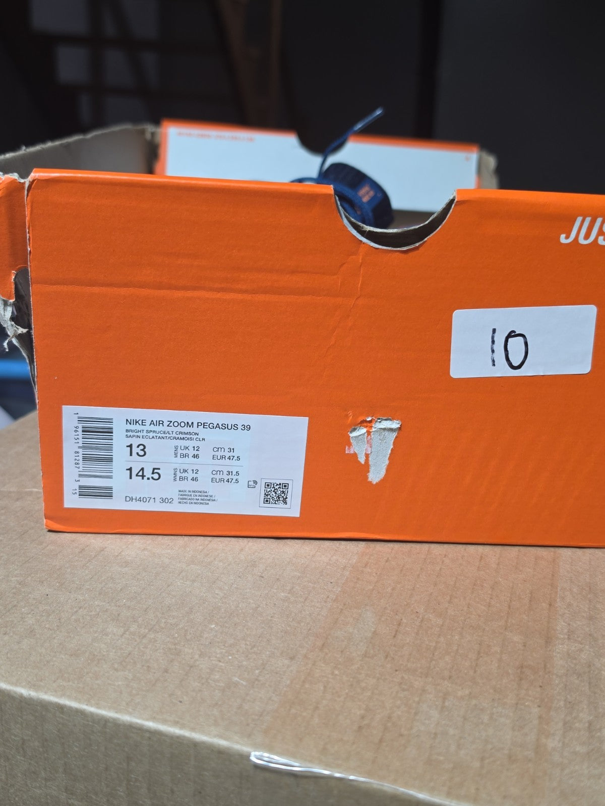 Size 13 - Nike Air Zoom Pegasus 39 Spruce Crimson