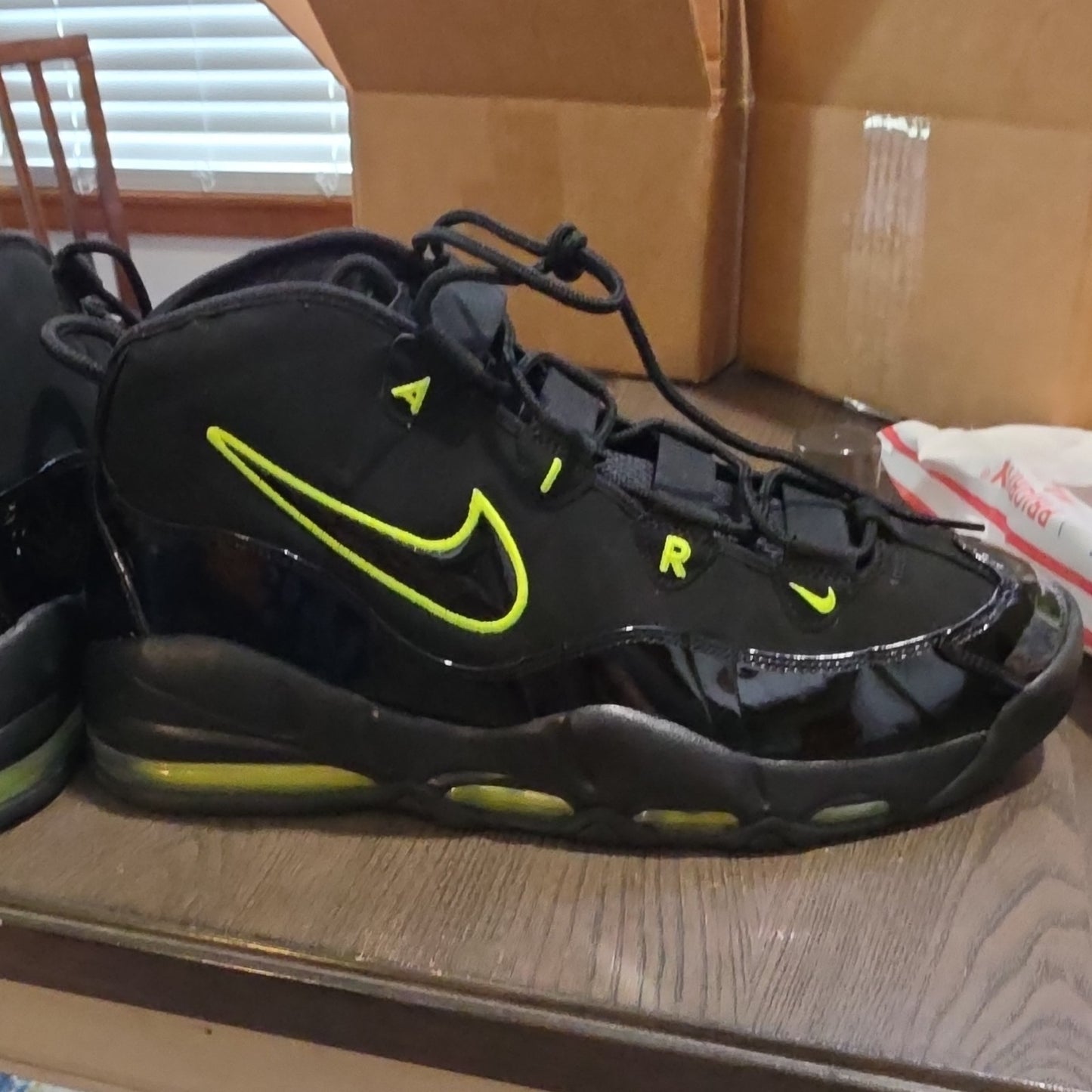 Nike Air Max Uptempo CK0892-001 Black Volt Men's Sneaker 2019